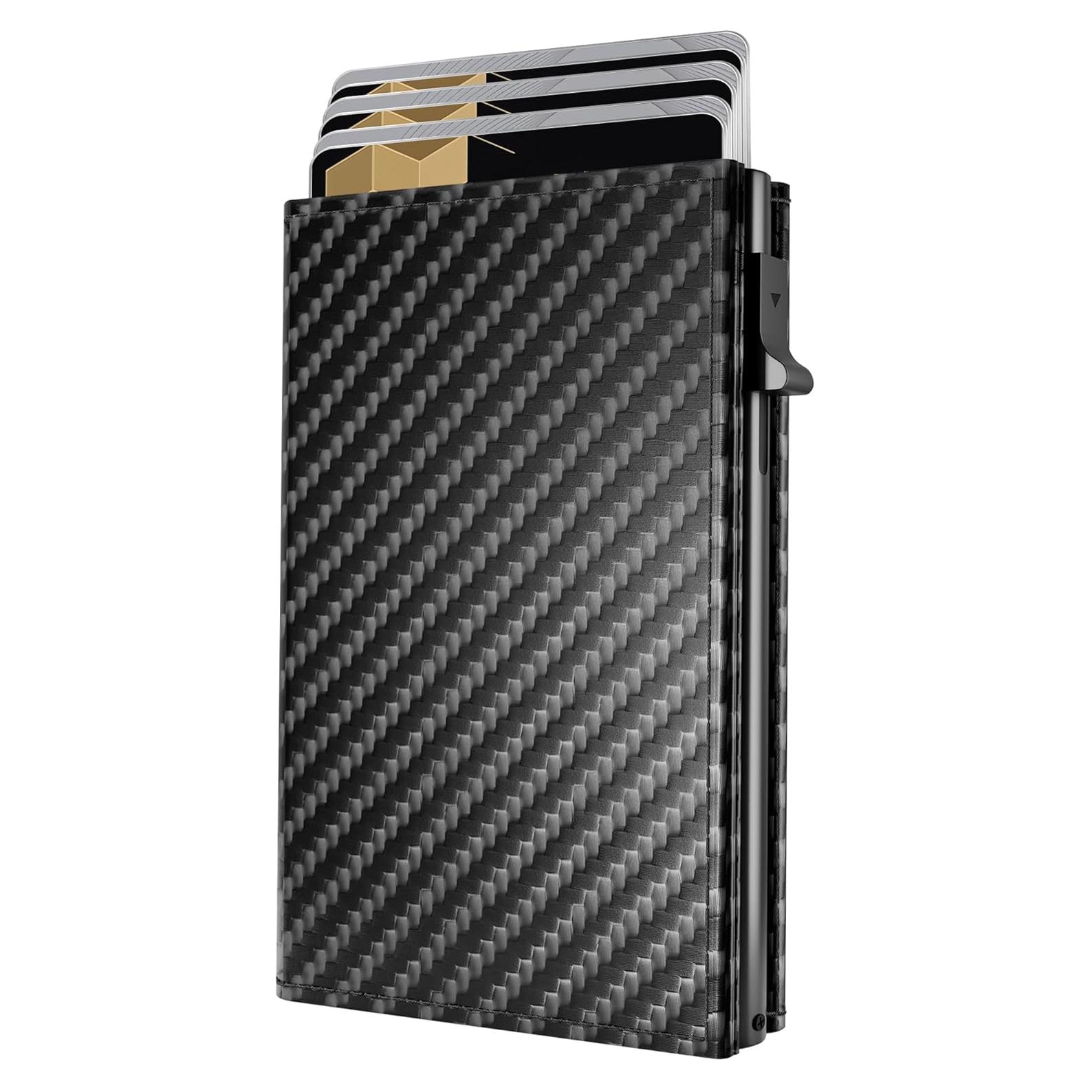 Billetera RFID delgada QLD para hombres - Capacidad 11 tarjetas