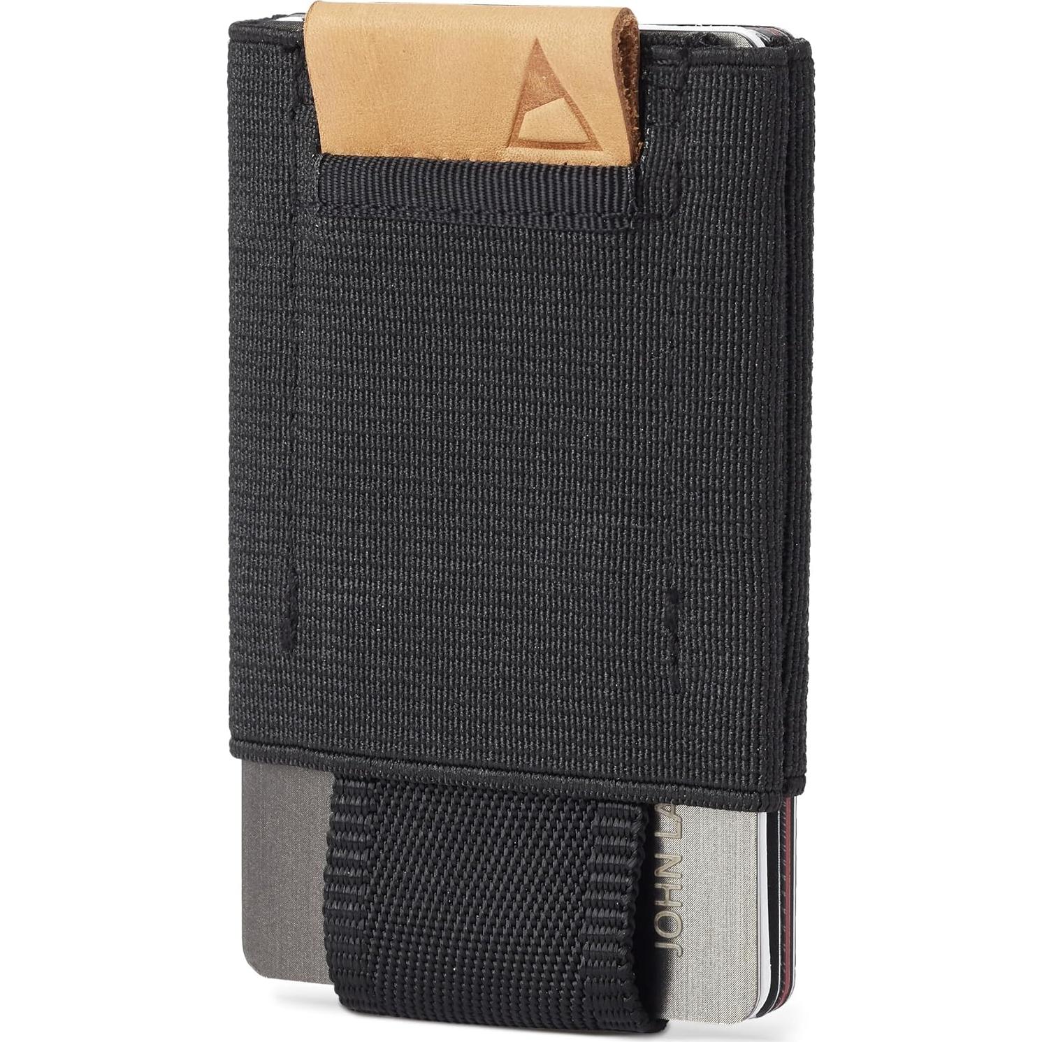 Billetera delgada NOMATIC negra para hombres y mujeres, 4-14 tarjetas