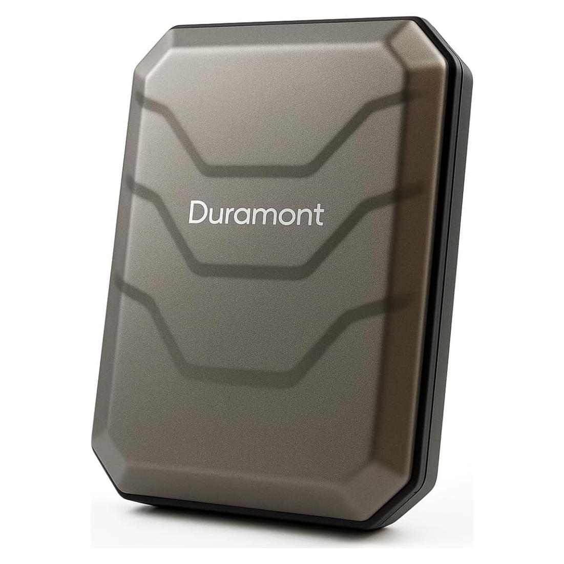 Cartera delgada Duramont para hombres con bloqueo RFID - Aluminio