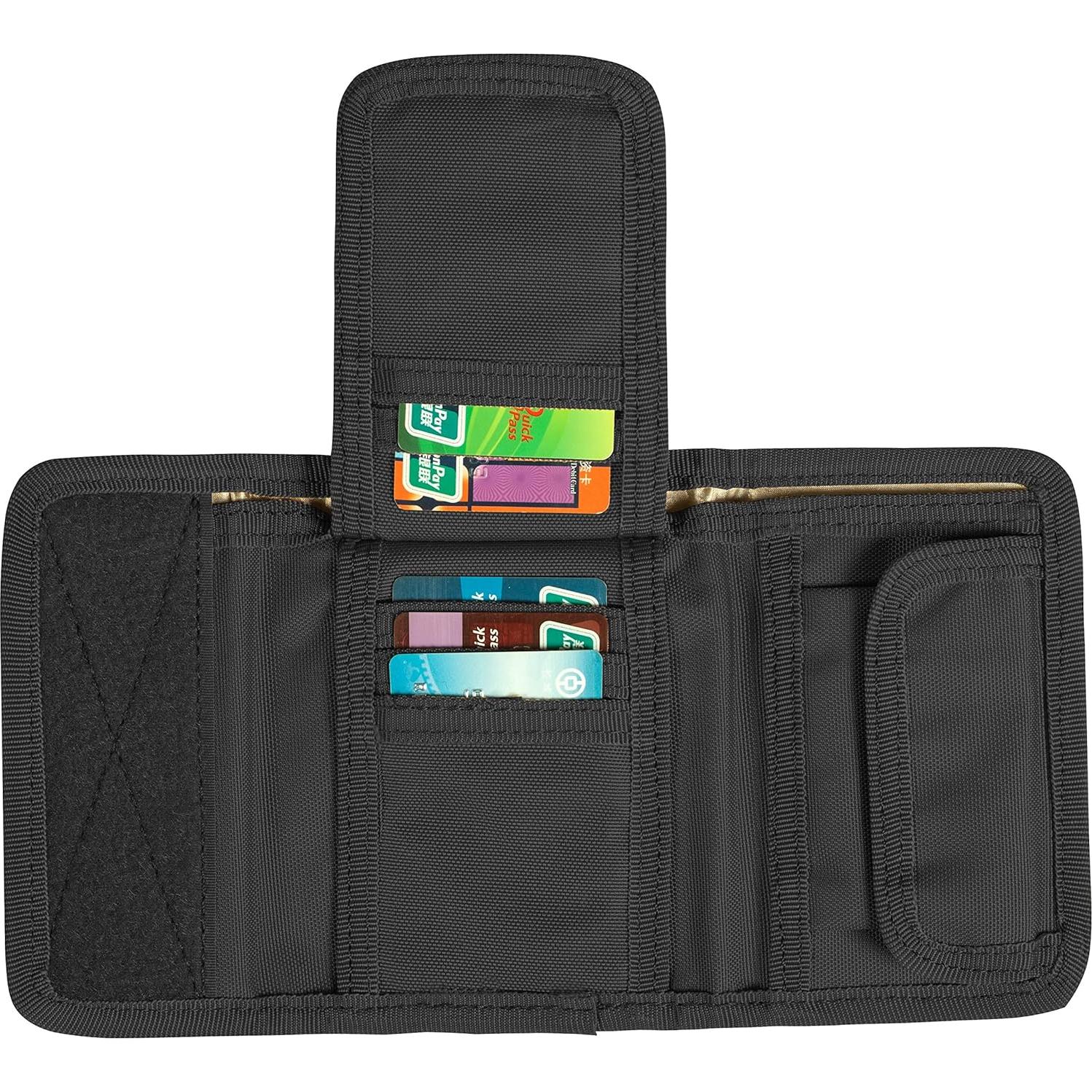 Cartera RFID Seibertron Tactical 2.0 Negra - Resistente y Segura