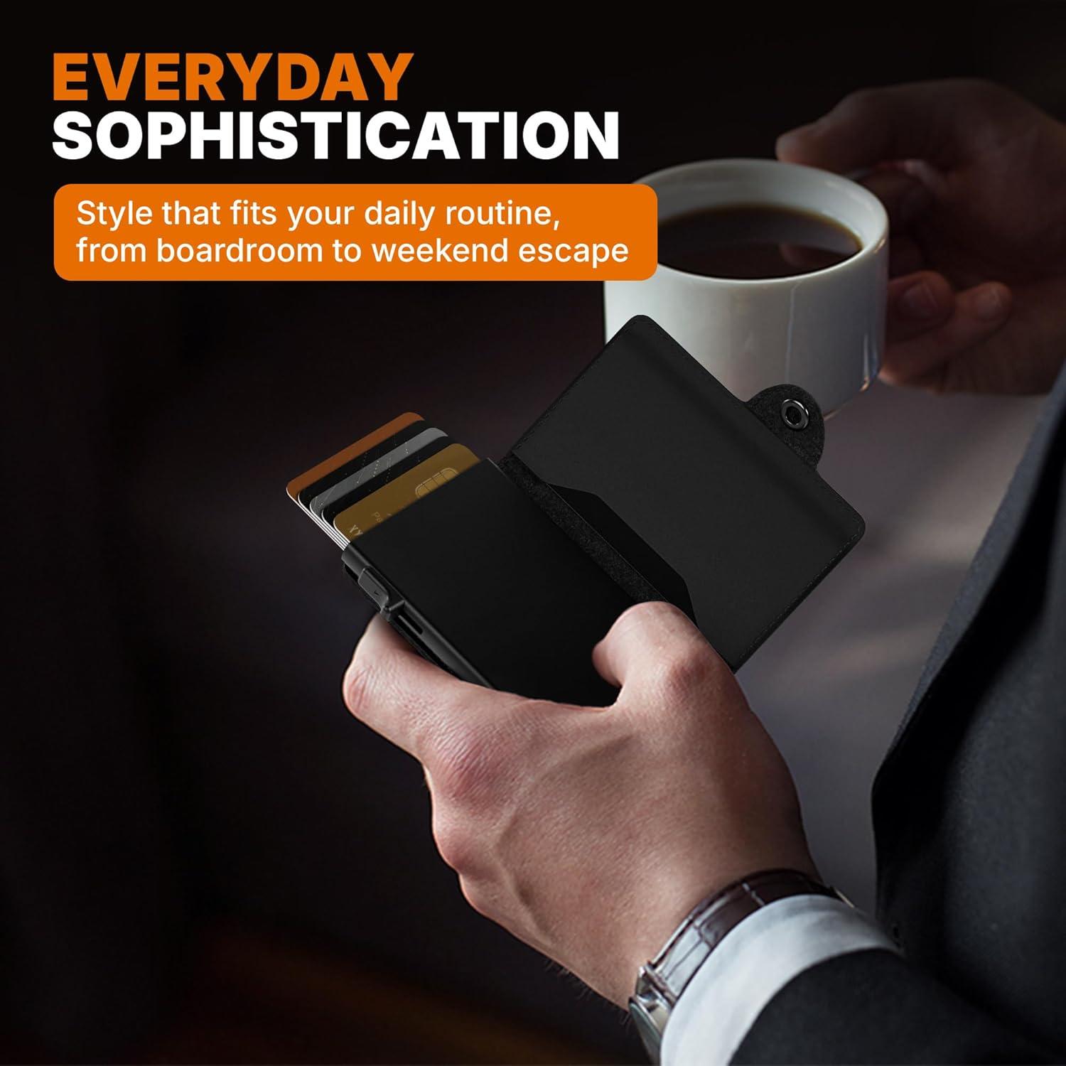 Billetera Pop Up Conceal Plus para Hombres con Bloqueo RFID