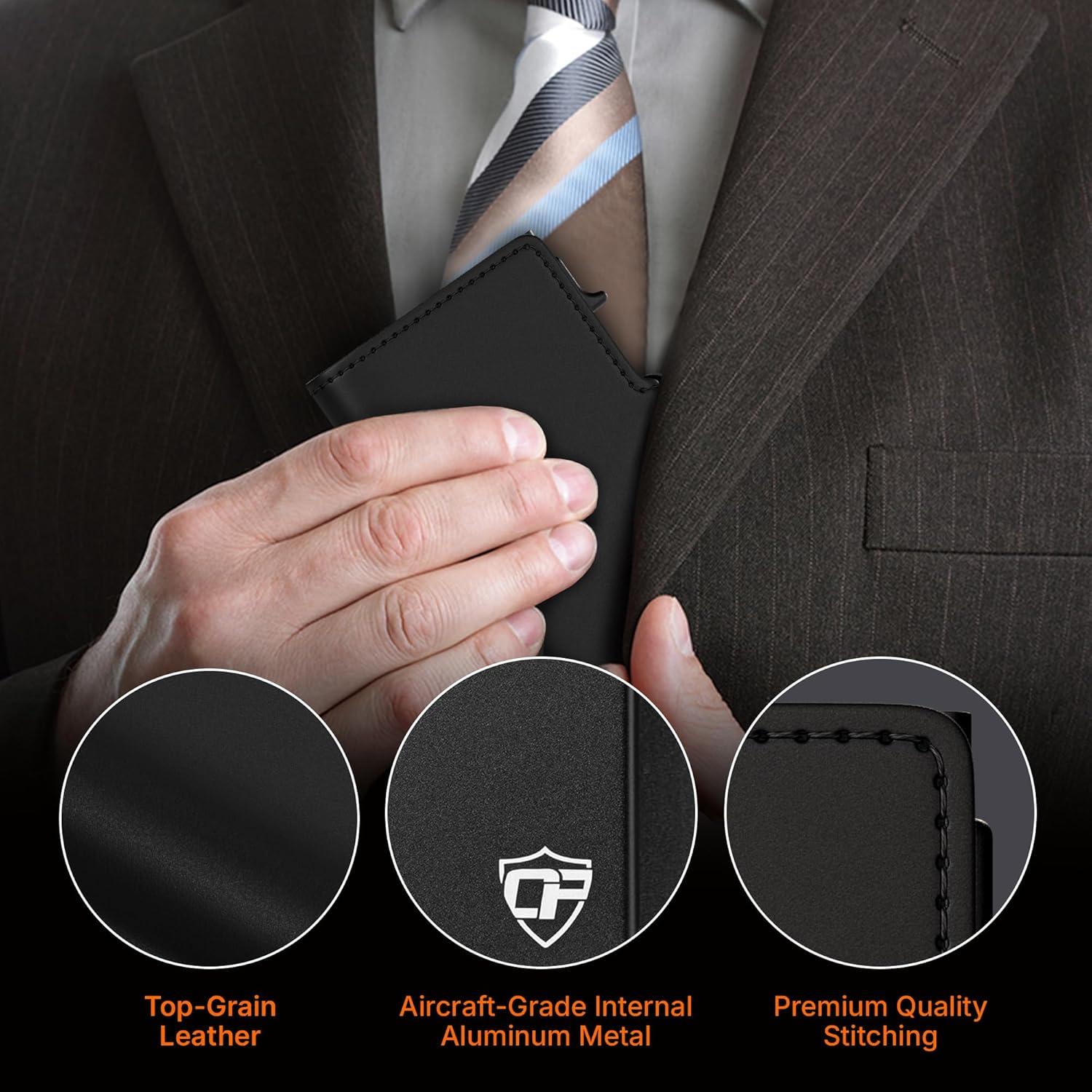 Billetera Pop Up Conceal Plus para Hombres con Bloqueo RFID