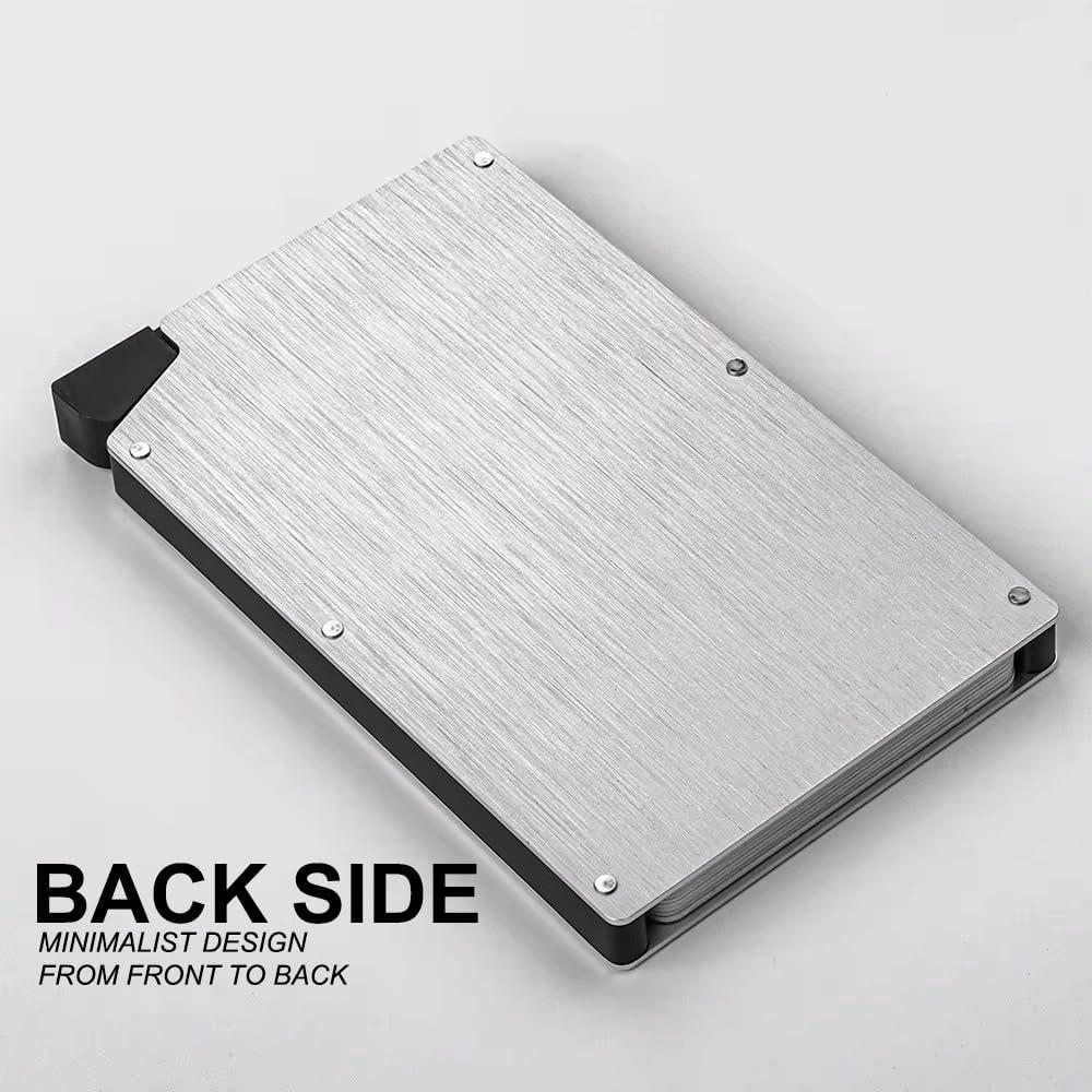 Tarjetero Pop Up Slim Forever Drift con Bloqueo RFID Plata