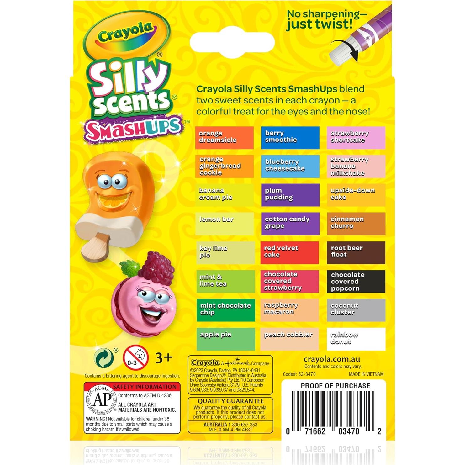 Crayola Crayones Aromatizados Mini Twistables 24 Piezas