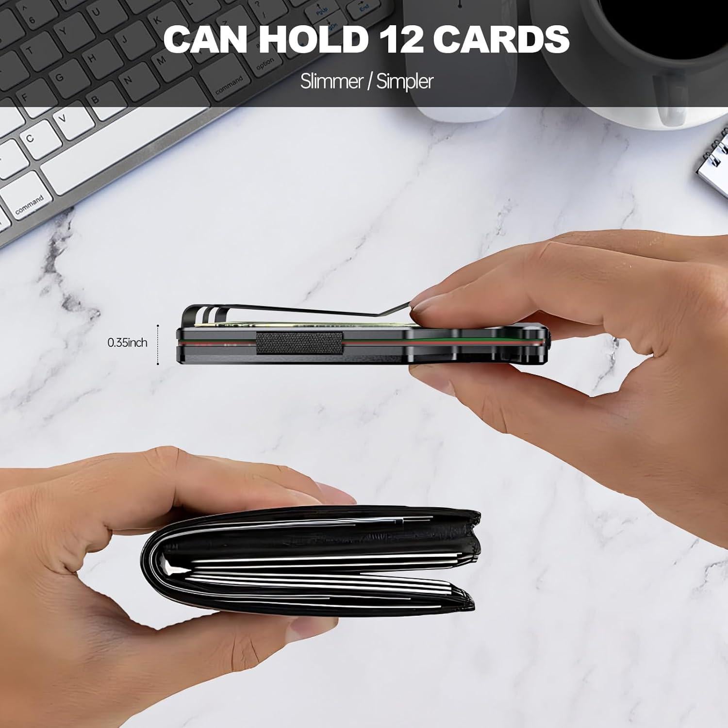 Cartera Slim Herori Air Wallet con Chip Airtag y Bloqueo RFID