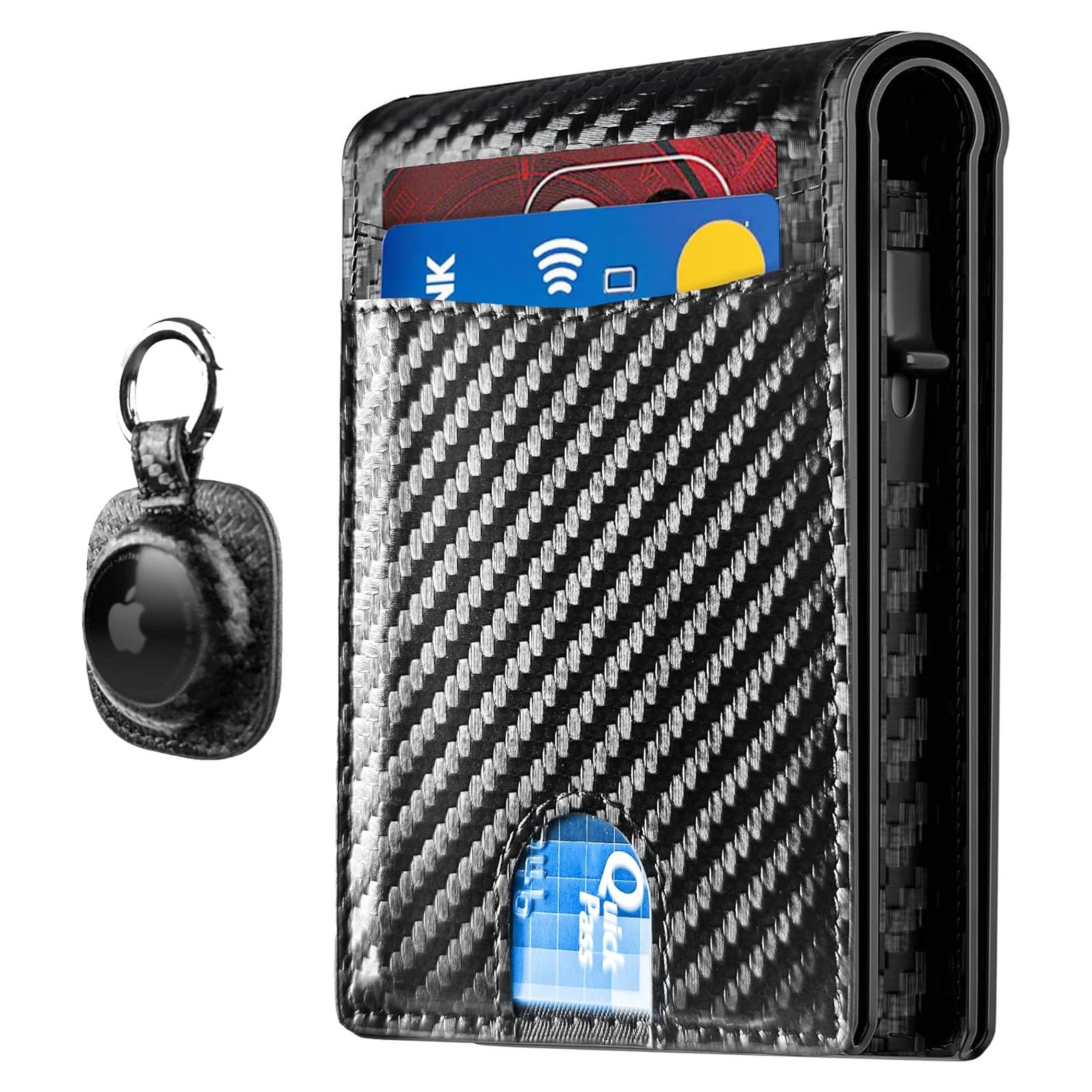 Billetera Minimalista QLD para Hombres con Bloqueo RFID