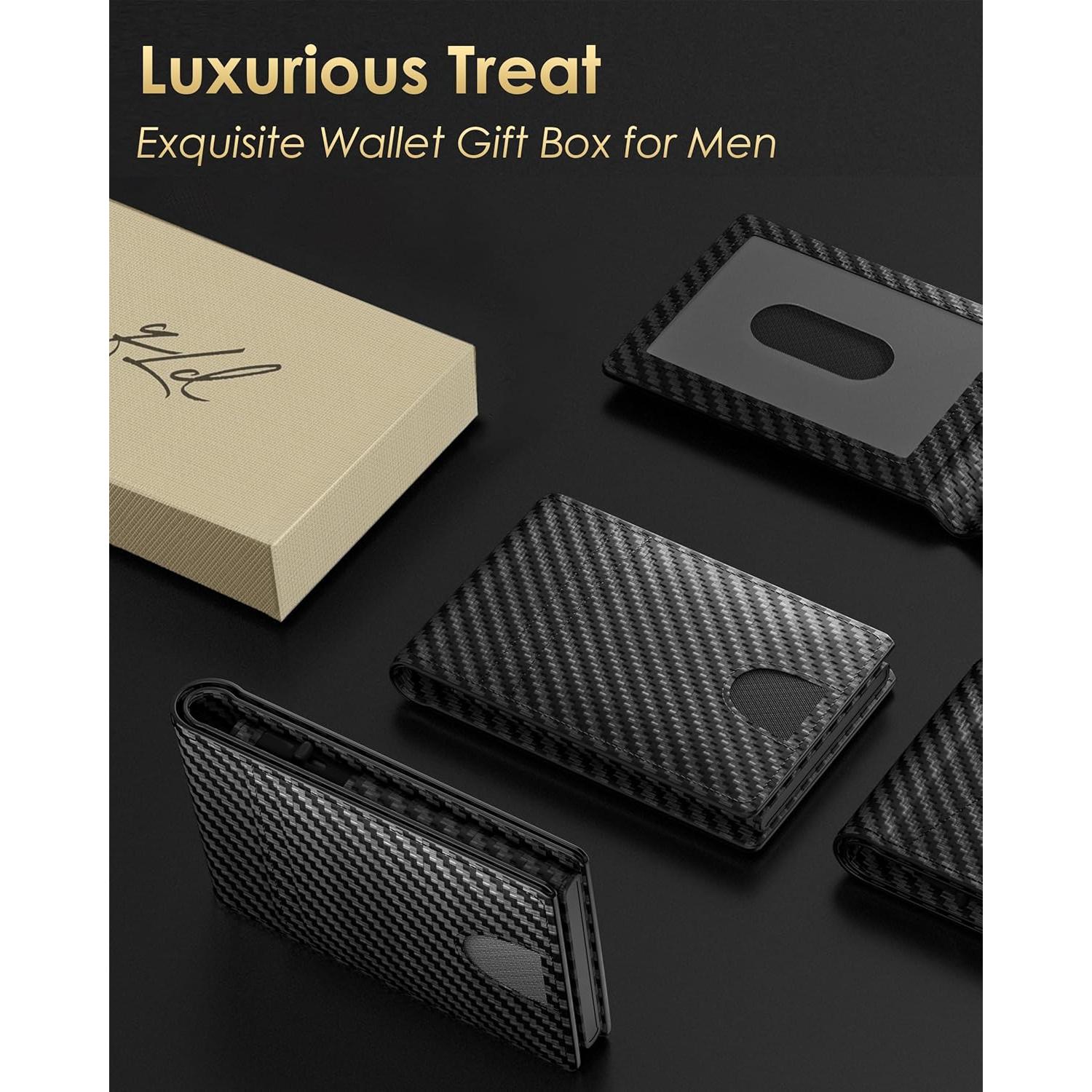 Billetera Minimalista QLD para Hombres con Bloqueo RFID