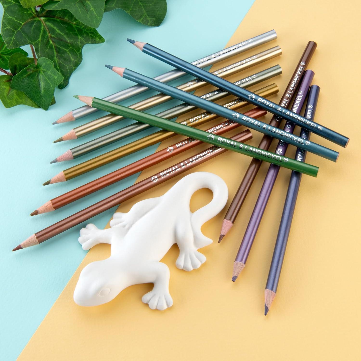 Lápices de Color Metálicos Royal Brush RTN-157 - 12 Piezas