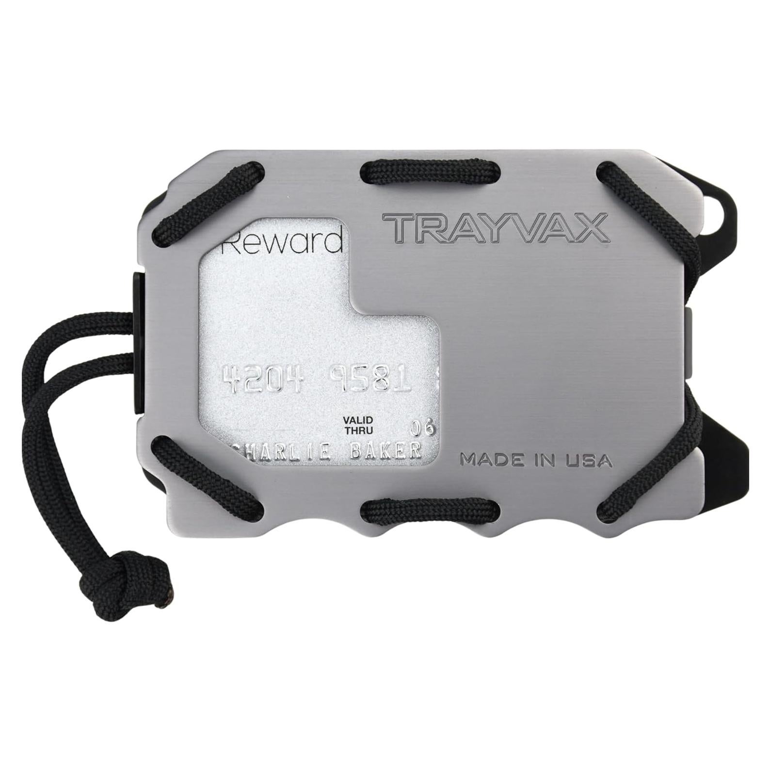 Billetera Trayvax Original 2.0 Gris con Protección RFID