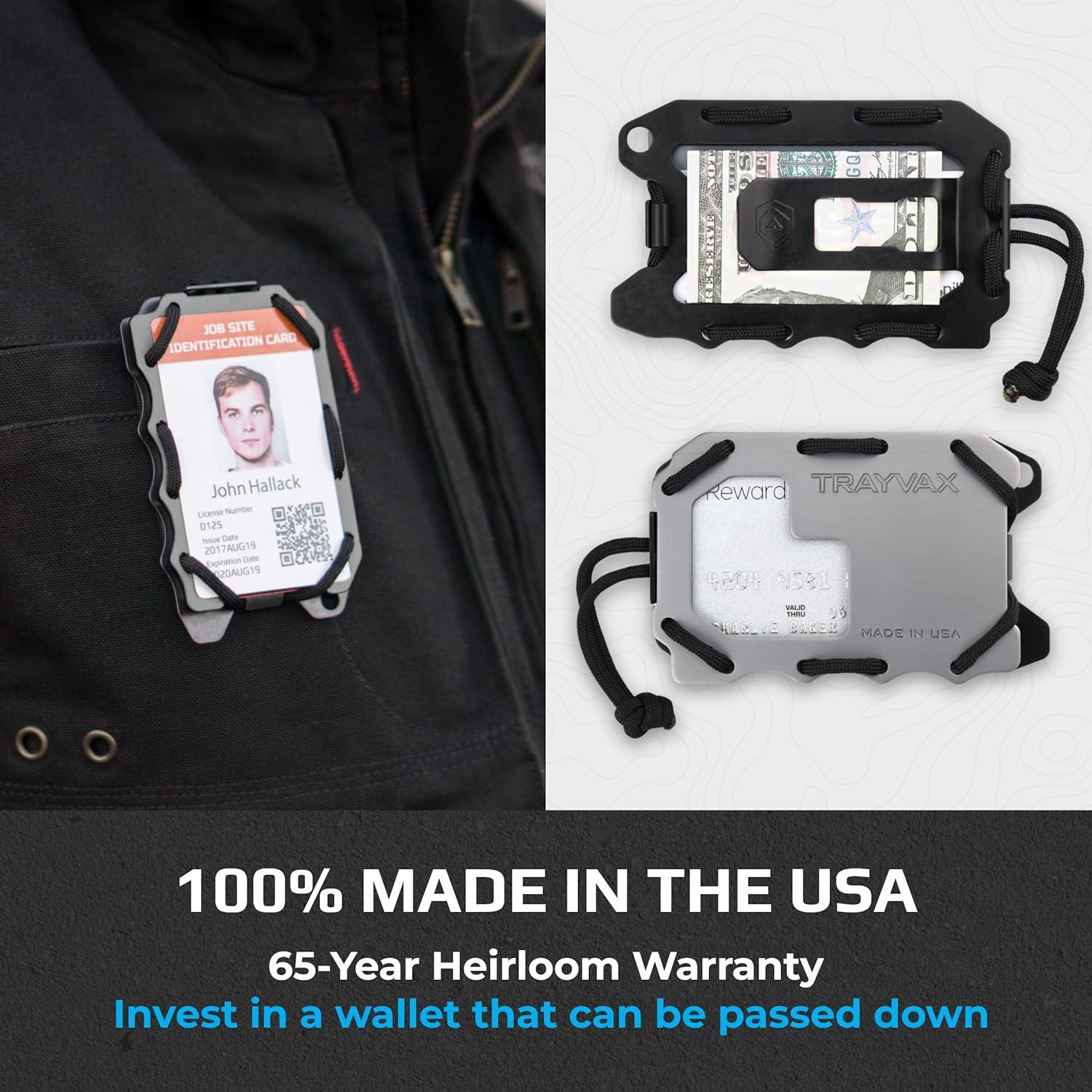 Billetera Trayvax Original 2.0 Gris con Protección RFID