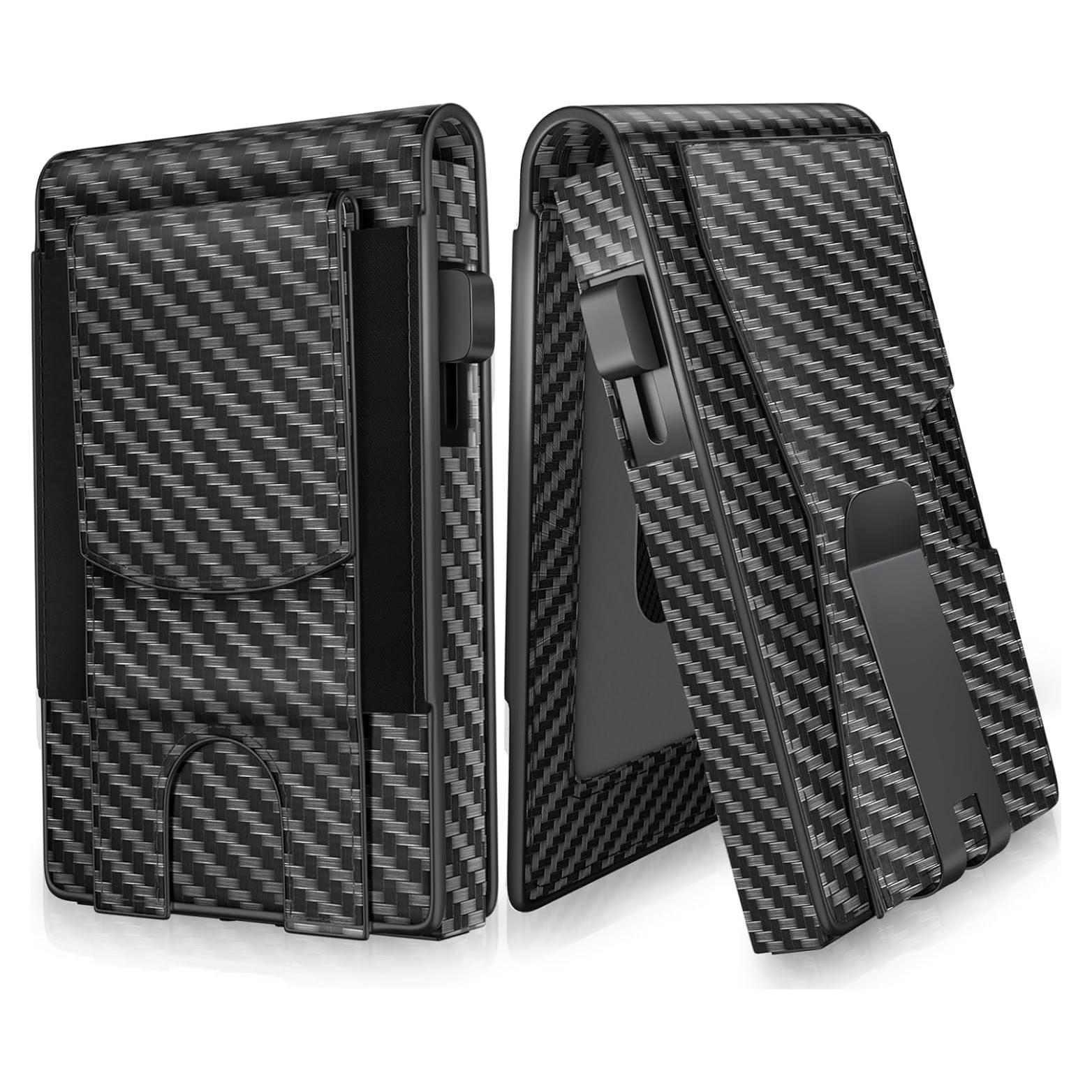 Billetera GIGIGO Minimalista para Hombres con Bloqueo RFID