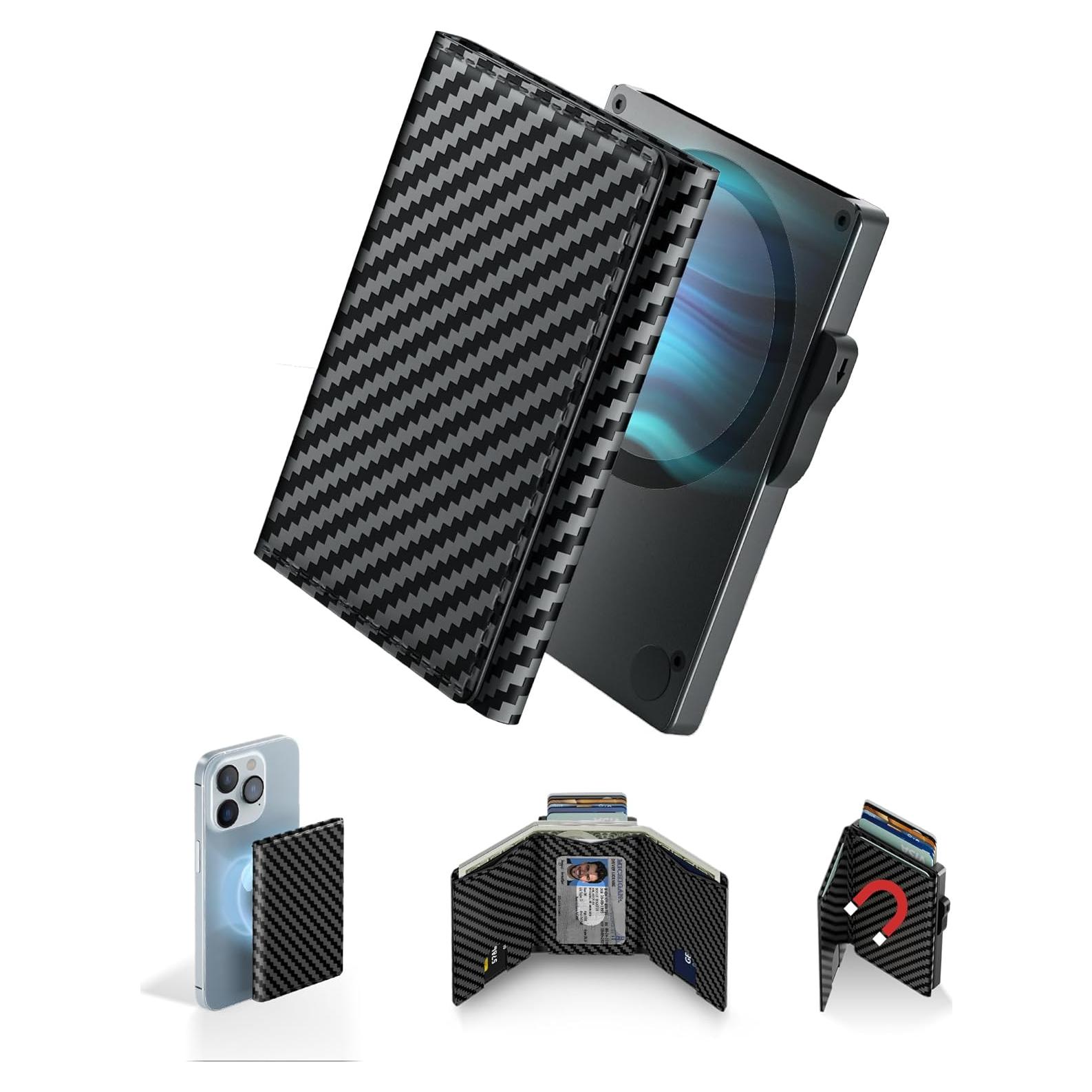 Billetera Slim Magnética 2 en 1 Sludete con Bloqueo RFID