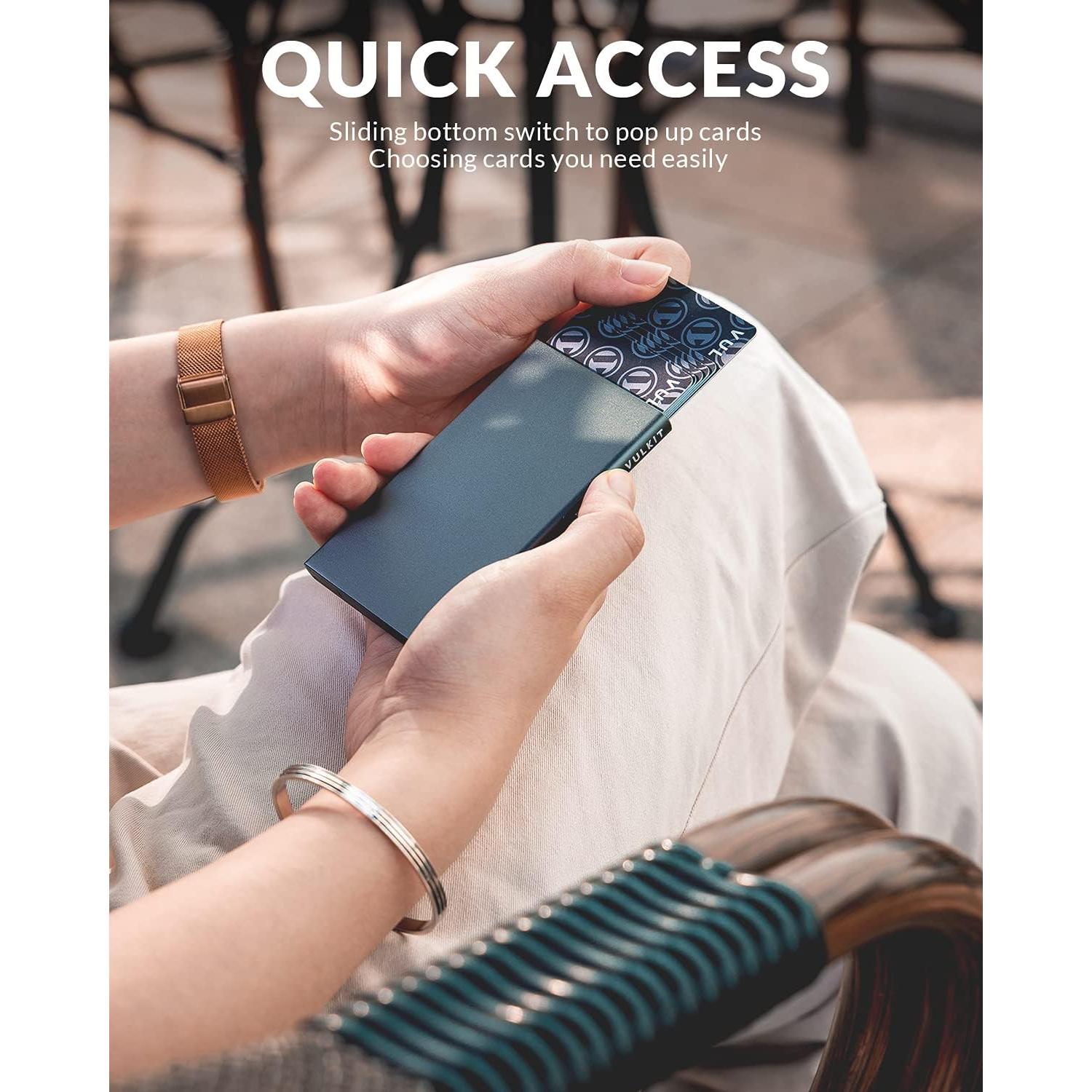 Soporte Minimalista VULKIT para Tarjetas RFID Slim 60g