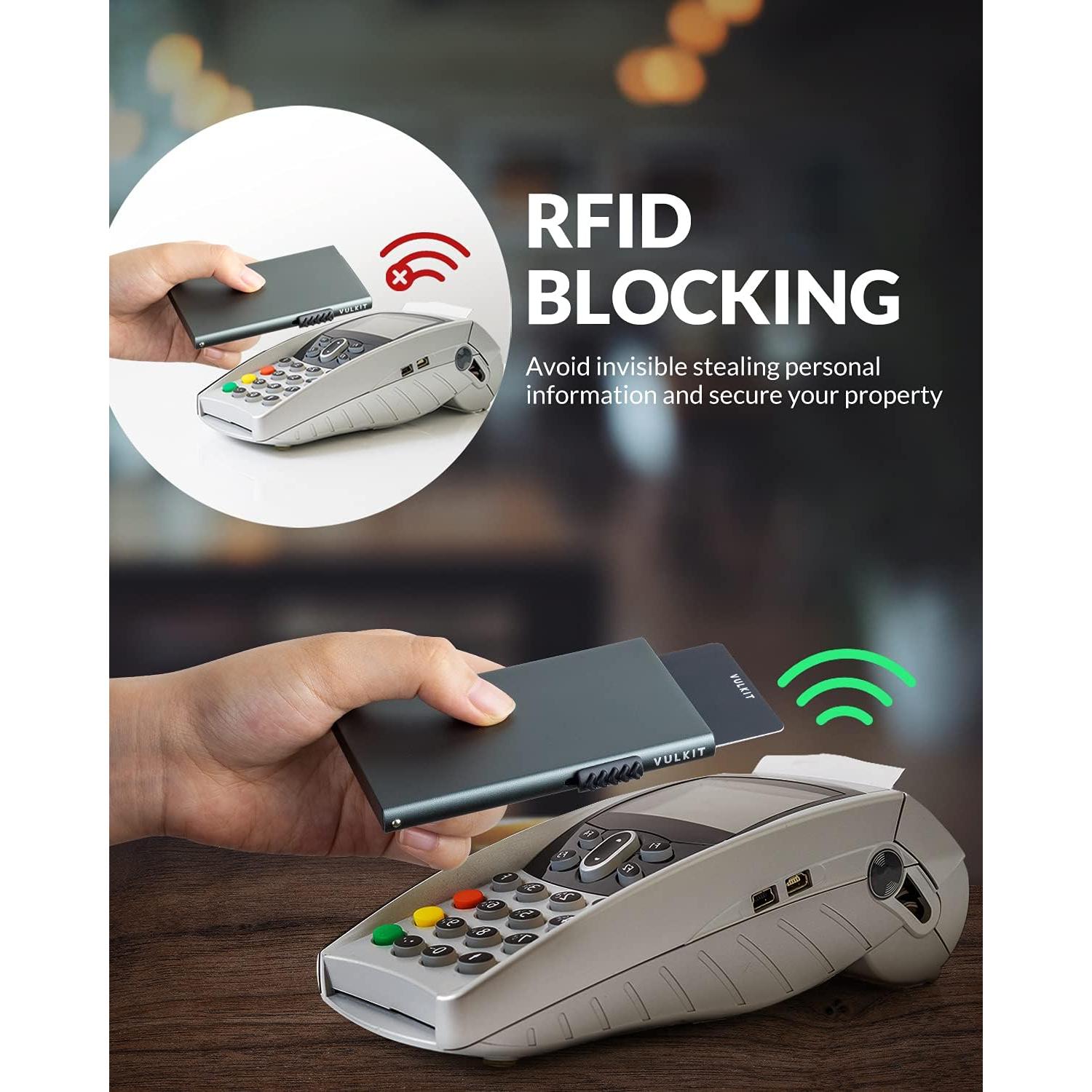 Soporte Minimalista VULKIT para Tarjetas RFID Slim 60g