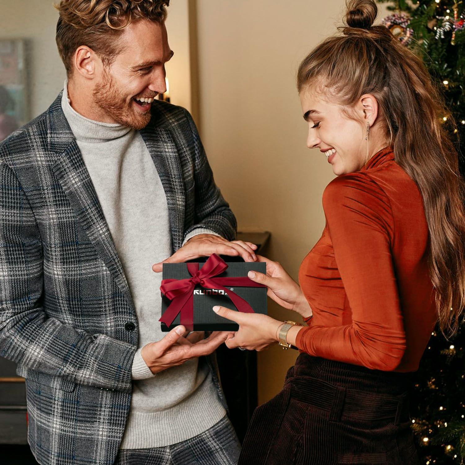 Cartera Slim RUNBOX RFID Minimalista para Hombres - Gunmetal