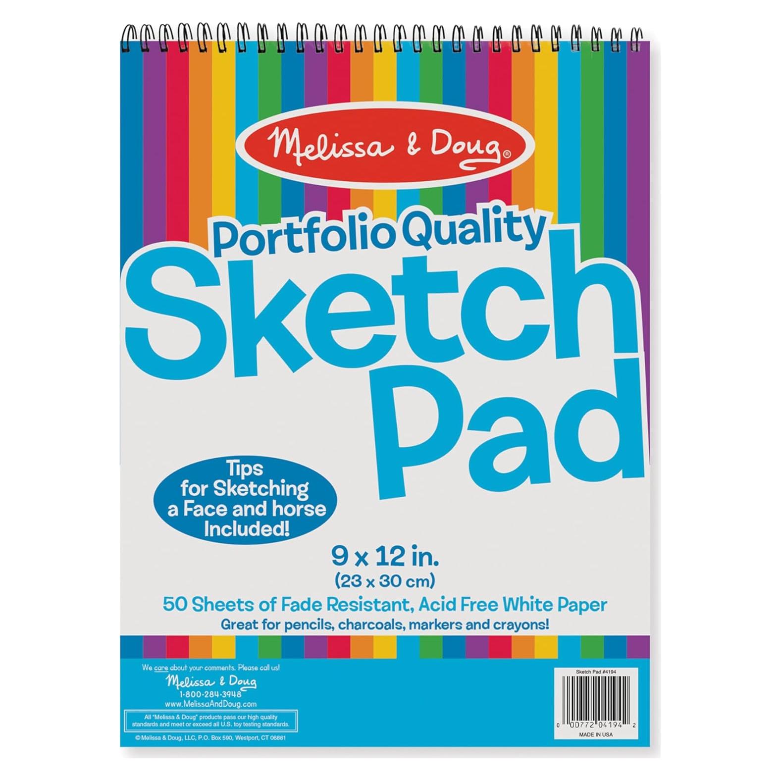 Bloc de Dibujo Melissa & Doug 50 Hojas 22x30 cm