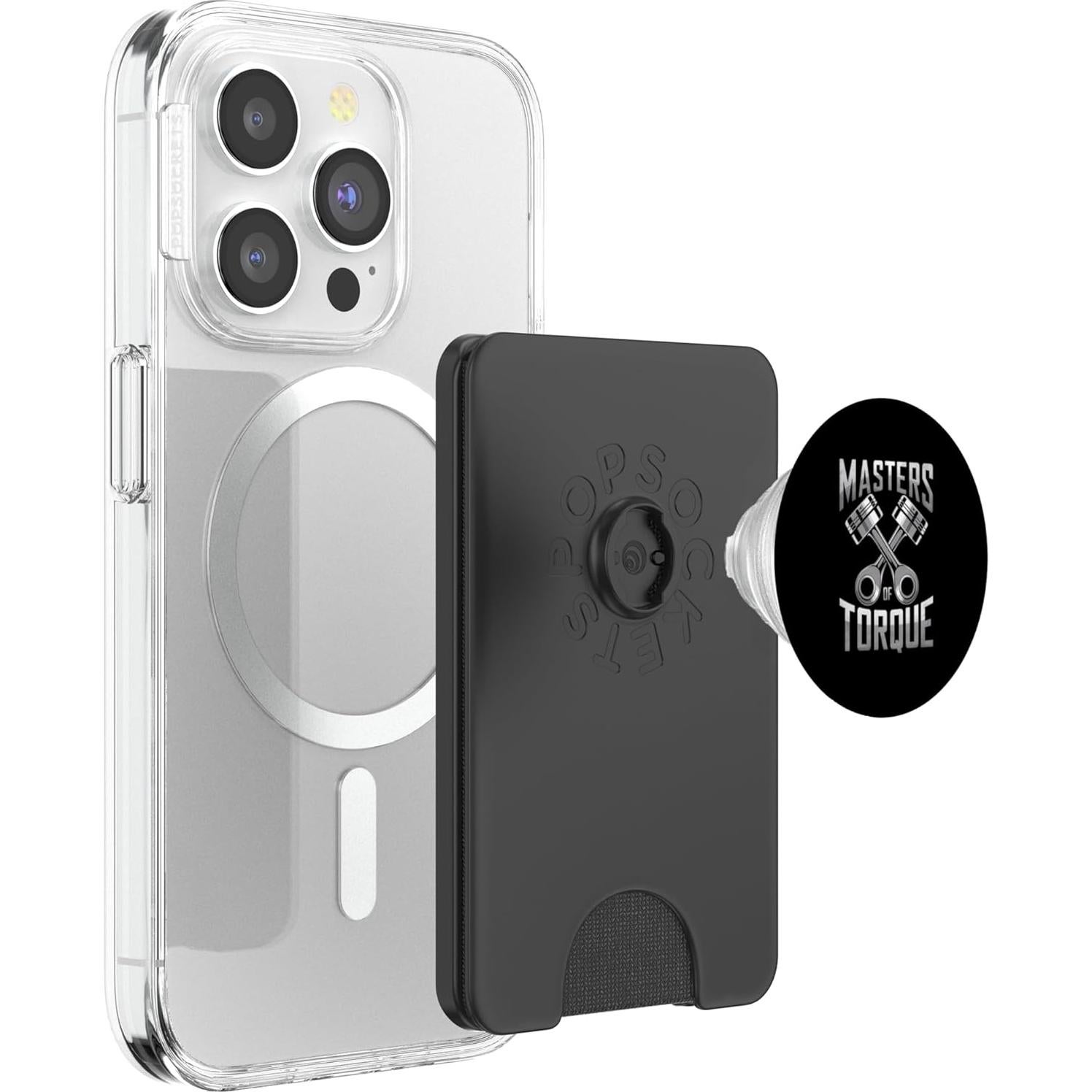 PopWallet Magnético PopSockets para MagSafe - Negro