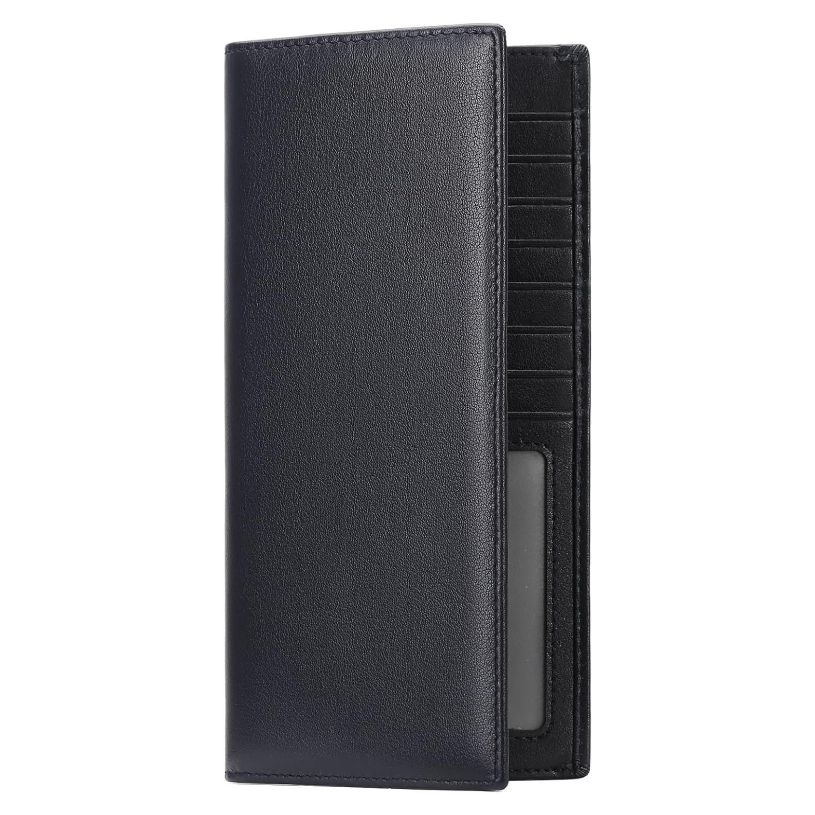 Cartera de Cuero Genuino FALAN MULE para Hombres con Bloqueo RFID