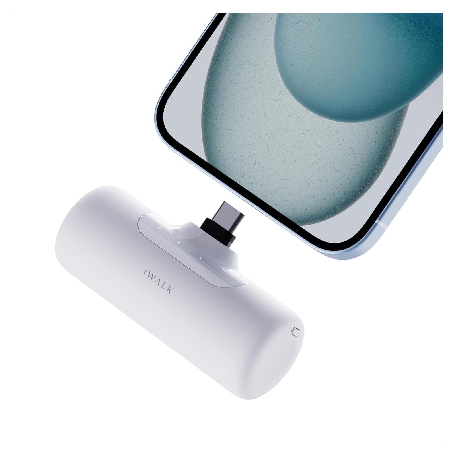 Cargador Portátil iWALK 4500mAh USB-C para iPhone y Android