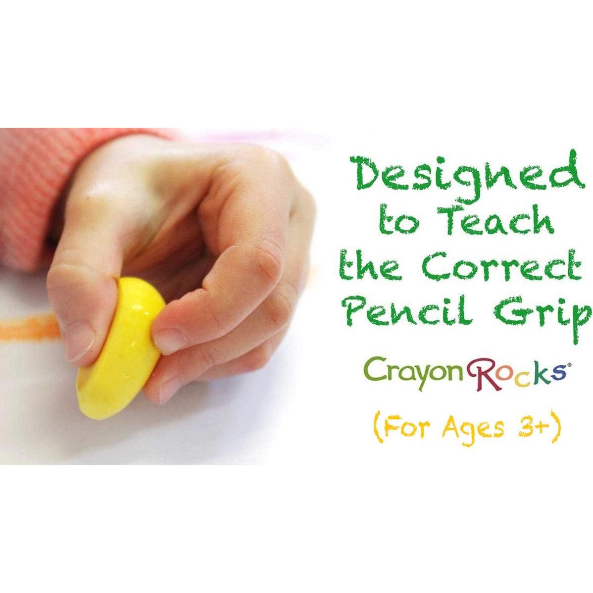 Piedras de Crayón - Crayones Multicolor 8 Colores para Niños