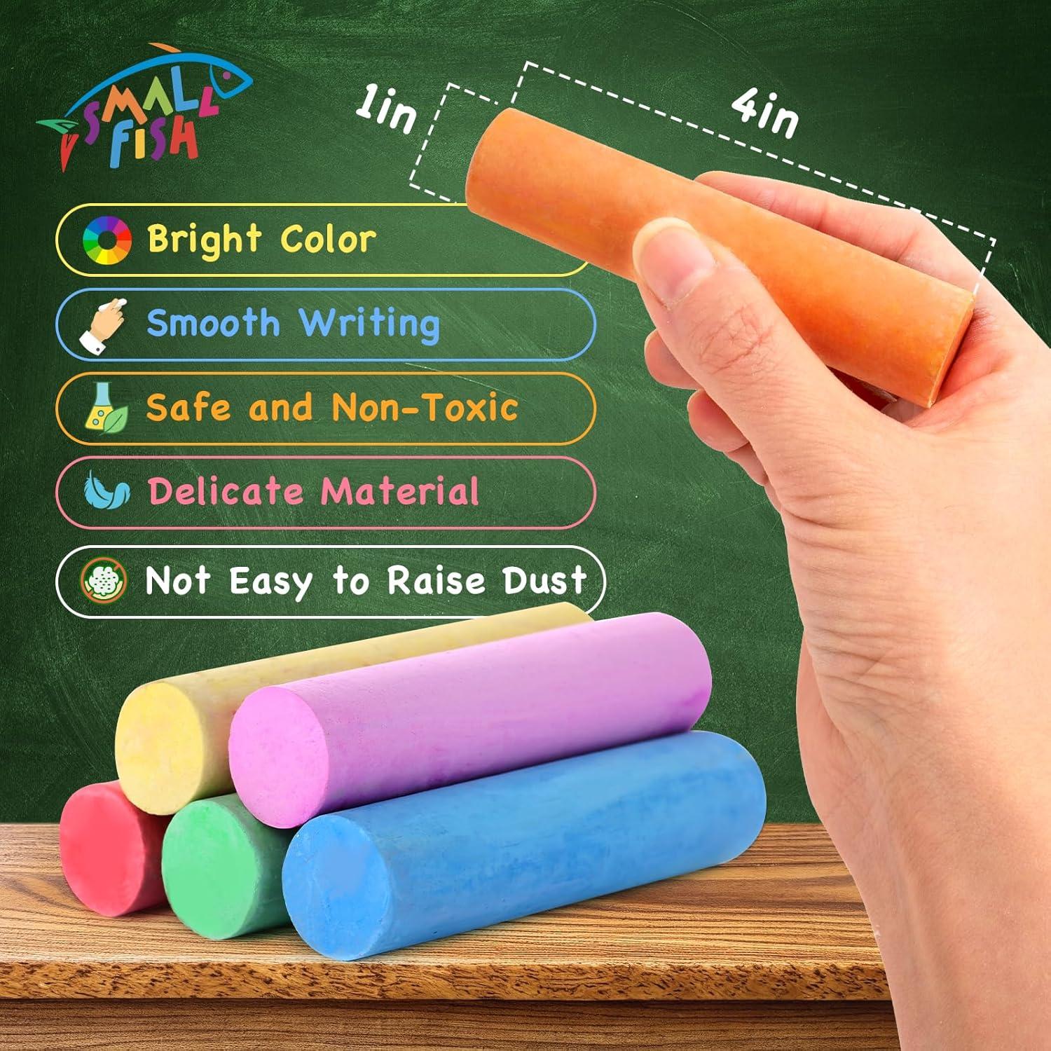 Juego de Tizas de Acera PEQUEÑO PEZ 160PCS Multicolor