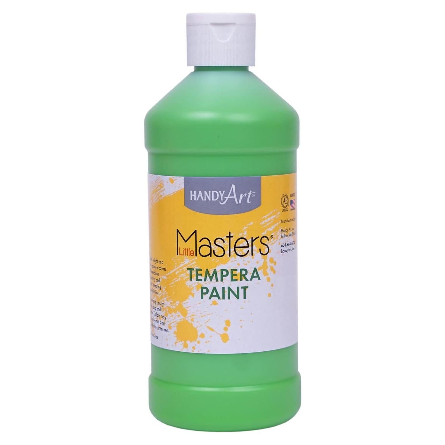 Pintura Témpera Handy Art Verde Claro 473 ml No Tóxica