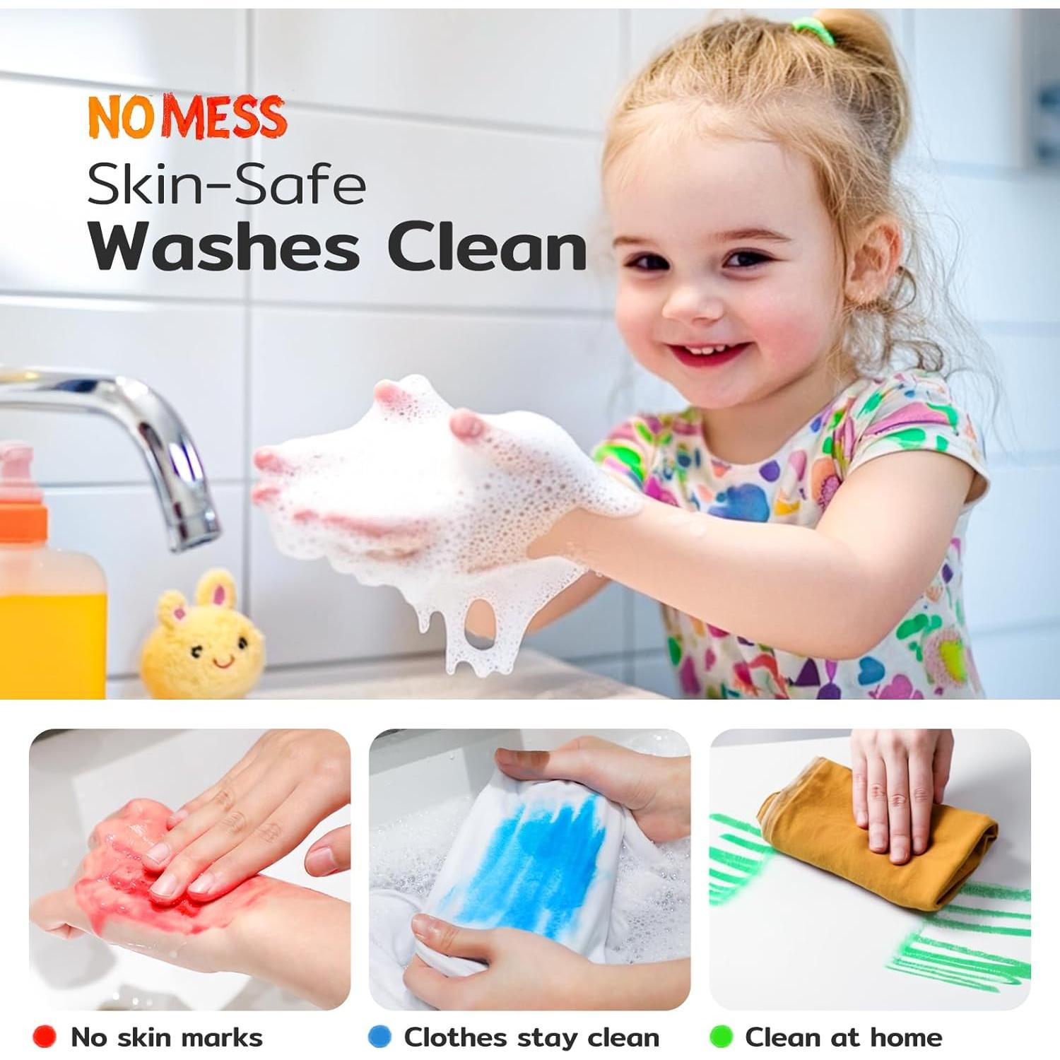 Palitos de Pintura Tempera TMOL 36 Colores No Tóxicos