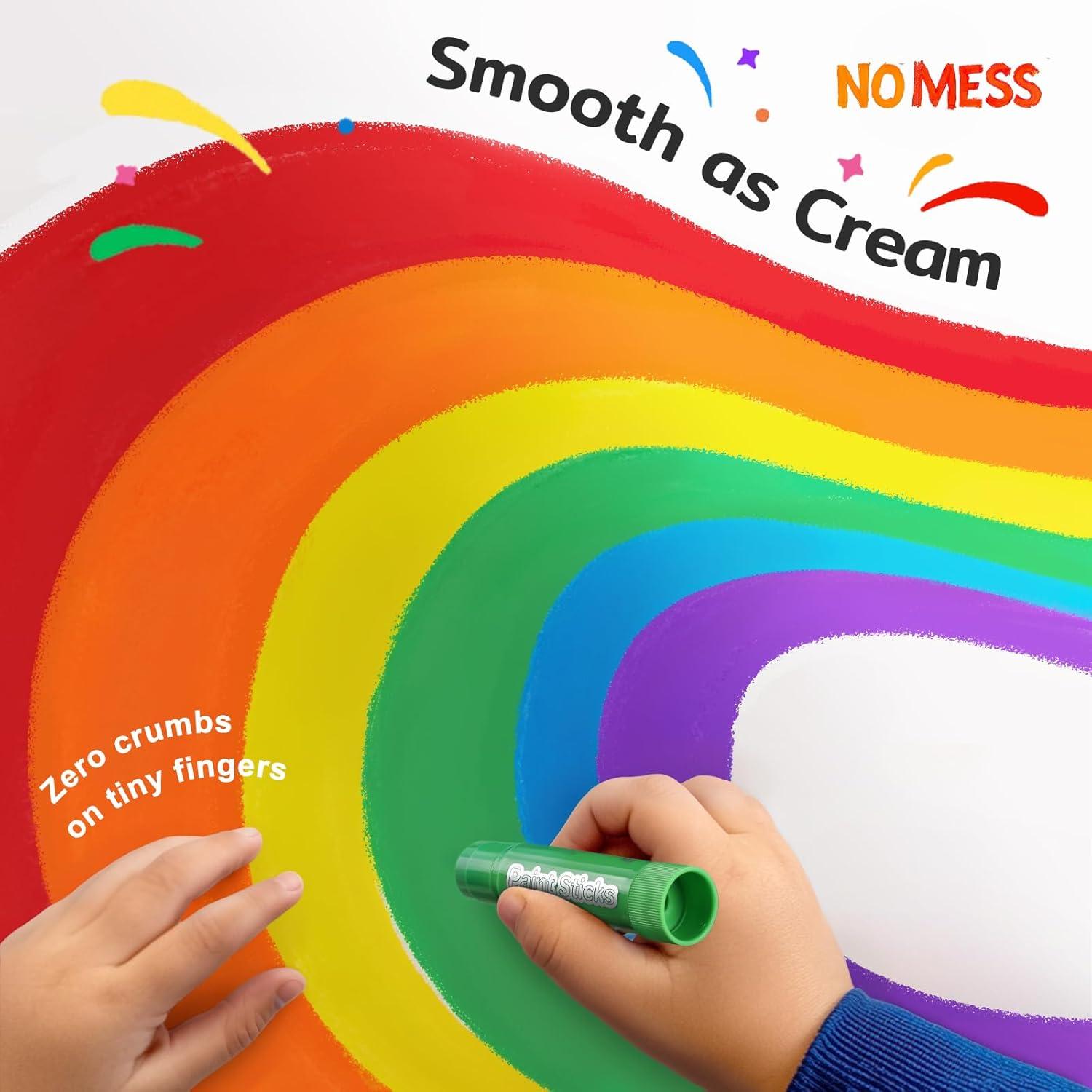 Palitos de Pintura Tempera TMOL 36 Colores No Tóxicos