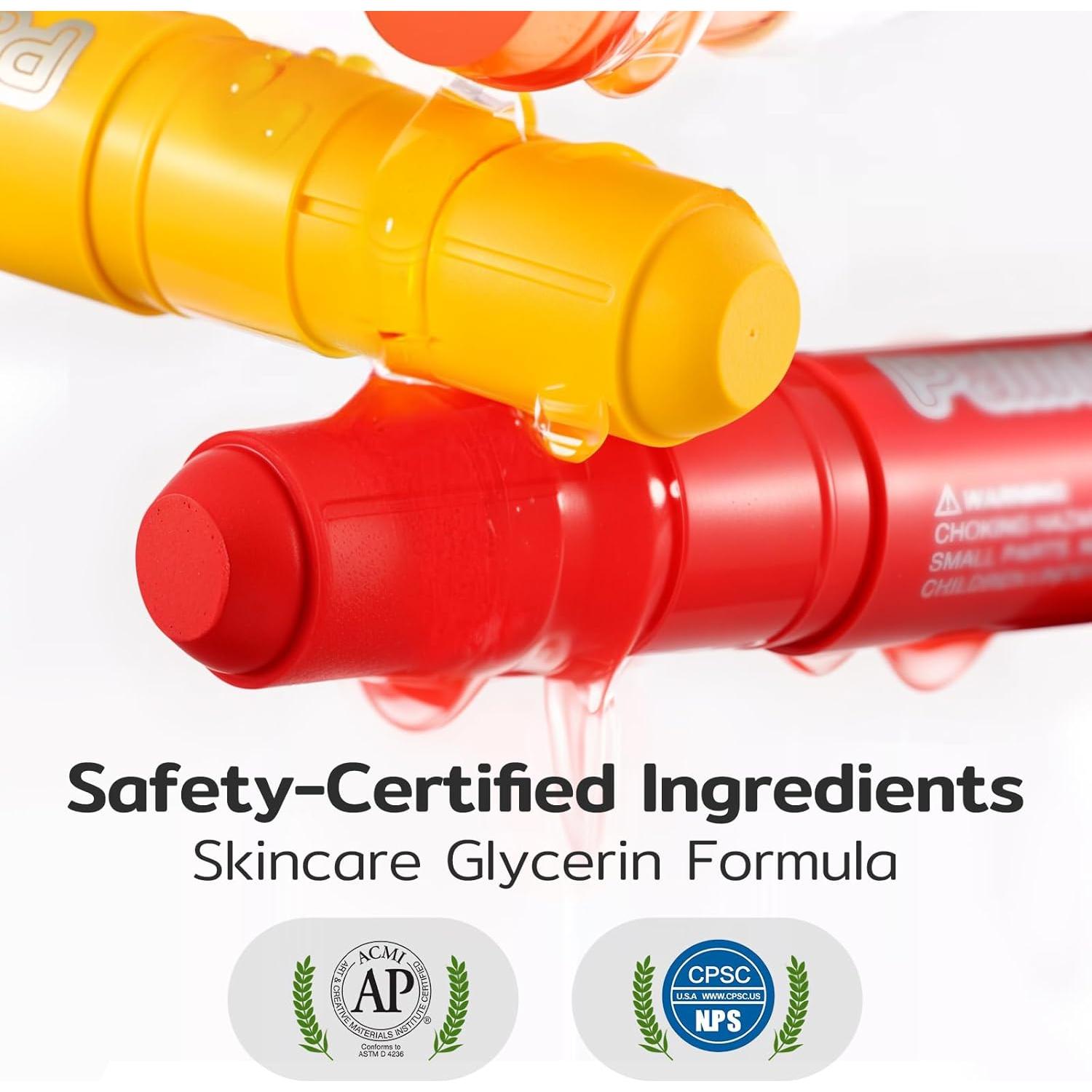 Palitos de Pintura Tempera TMOL 36 Colores No Tóxicos