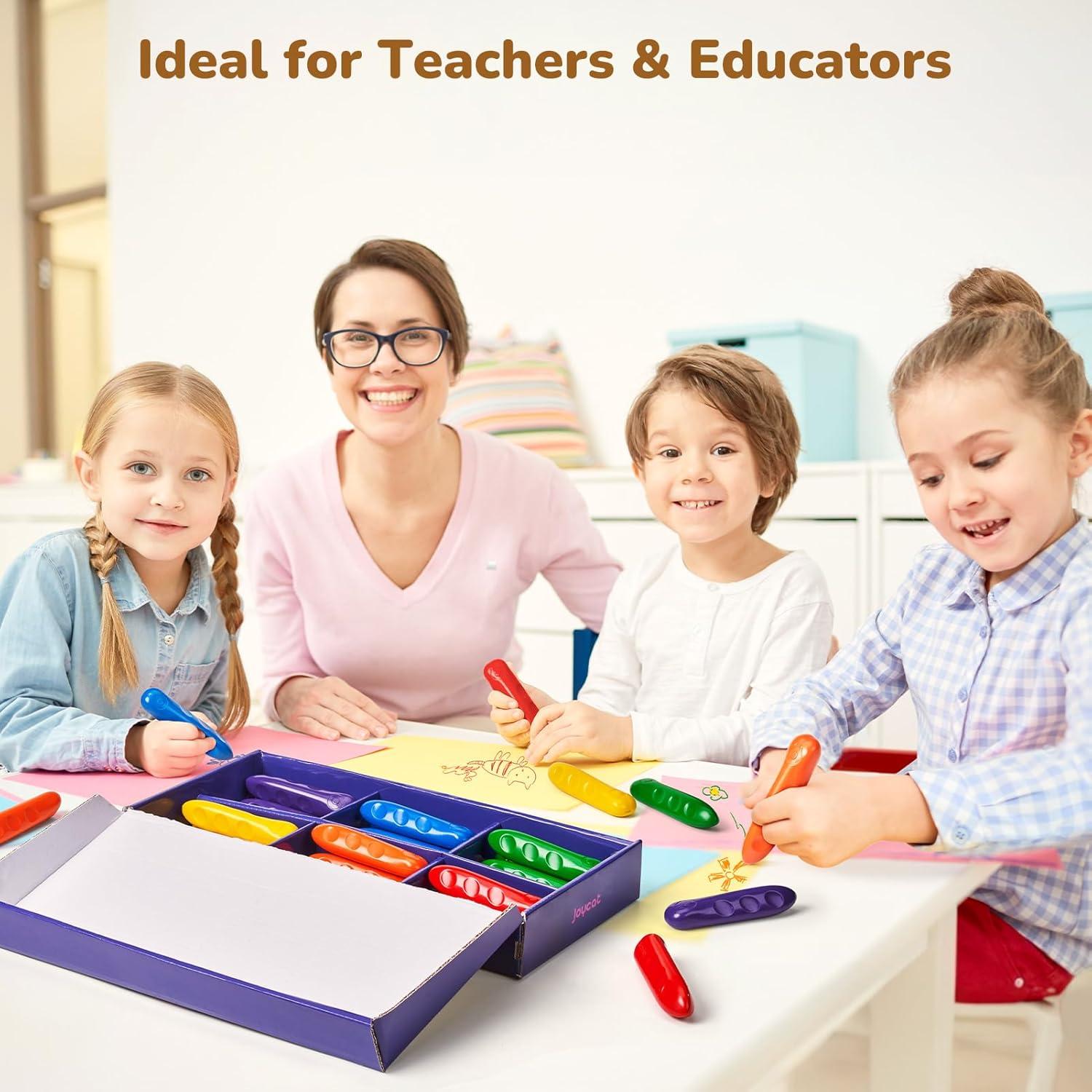 Crayones Jumbo JoyCat 30 unidades Multicolor Irrompibles