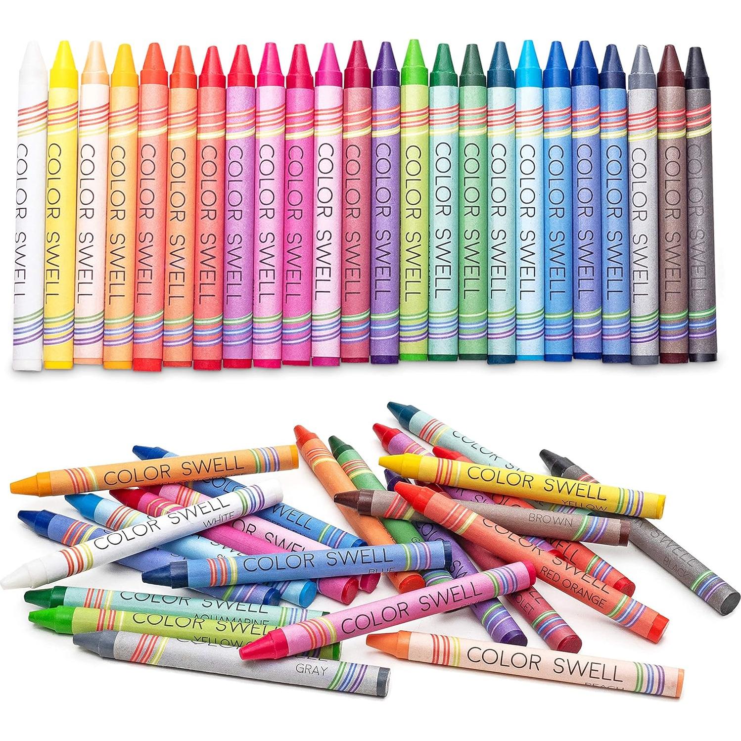 Crayones Color Swell 24 Piezas No Tóxicos para Niños
