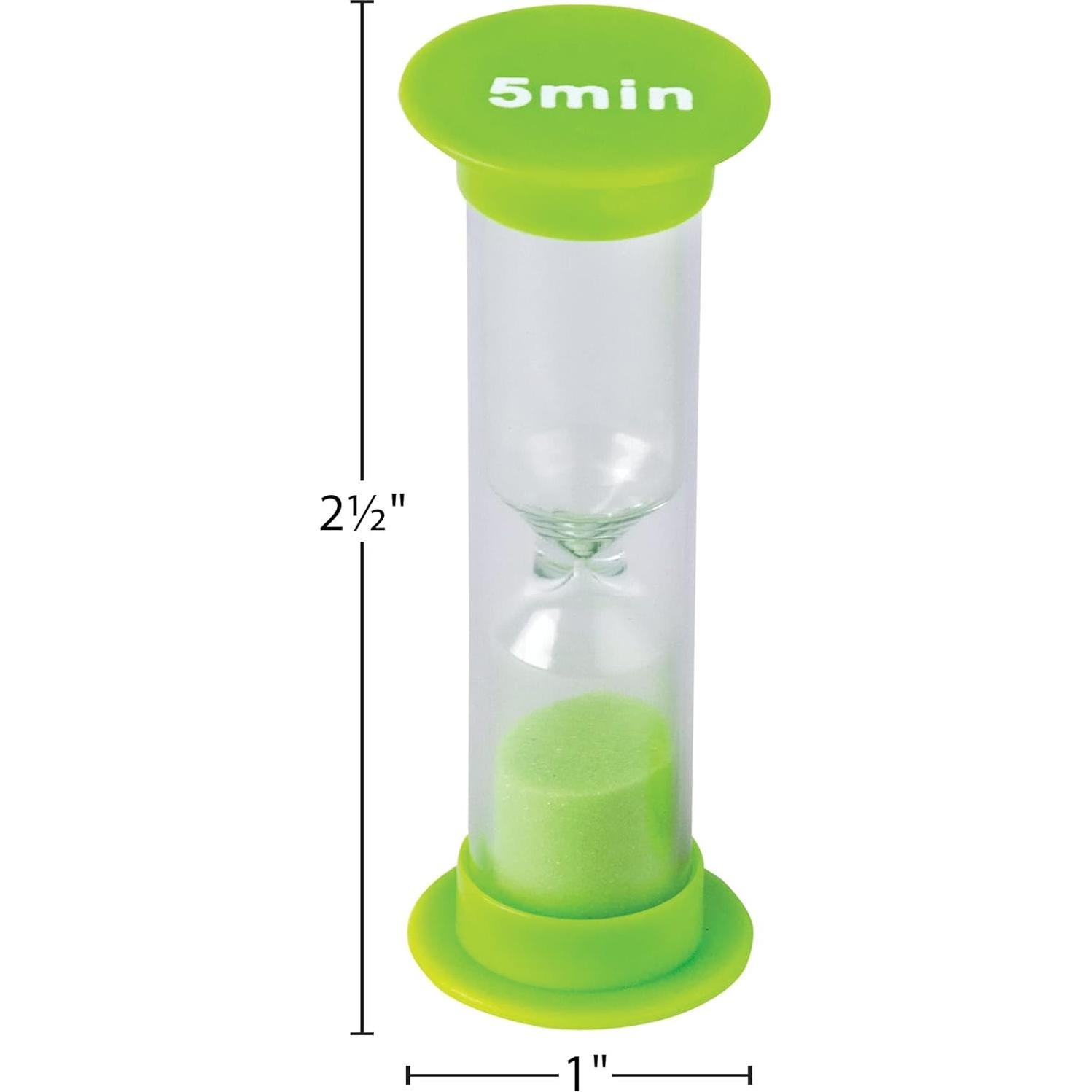 Temporizador de Arena 5 Minutos Verde Recursos Creados por Maestros
