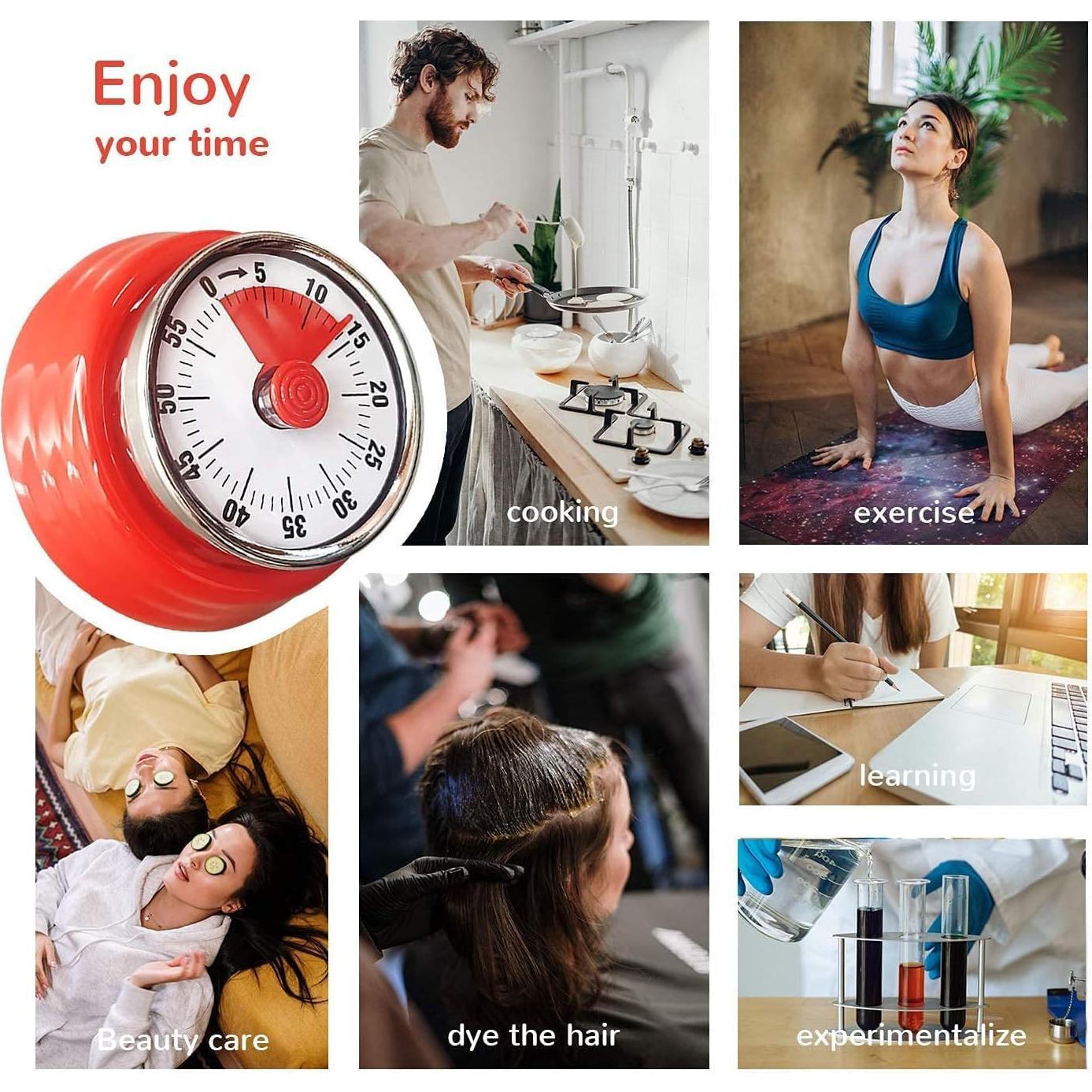 Temporizador Mecánico Caunmy Verde y Rojo - Alarma Magnética