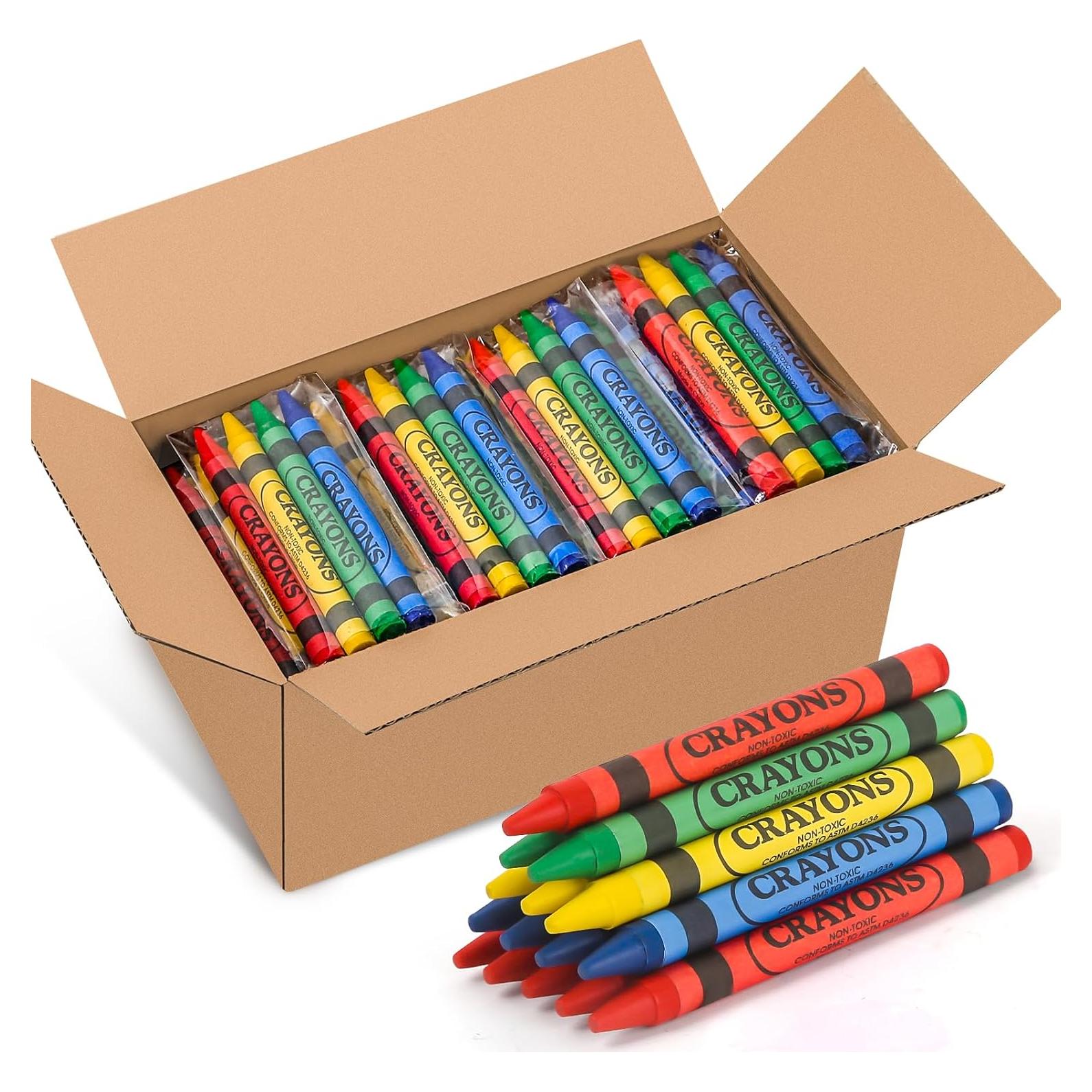 50 Crayones Ellinjan Mini 4 Colores para Niños