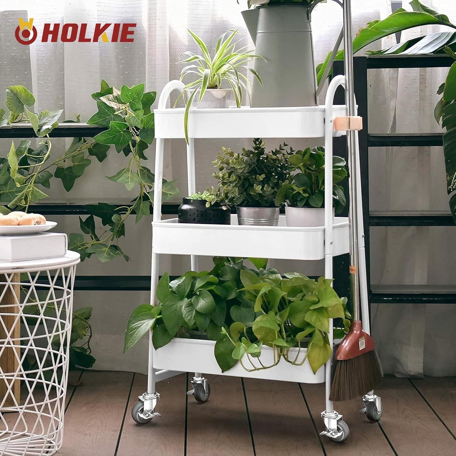 Ruedas Caster HOLKIE 7,62 cm con bloqueo, juego de 4