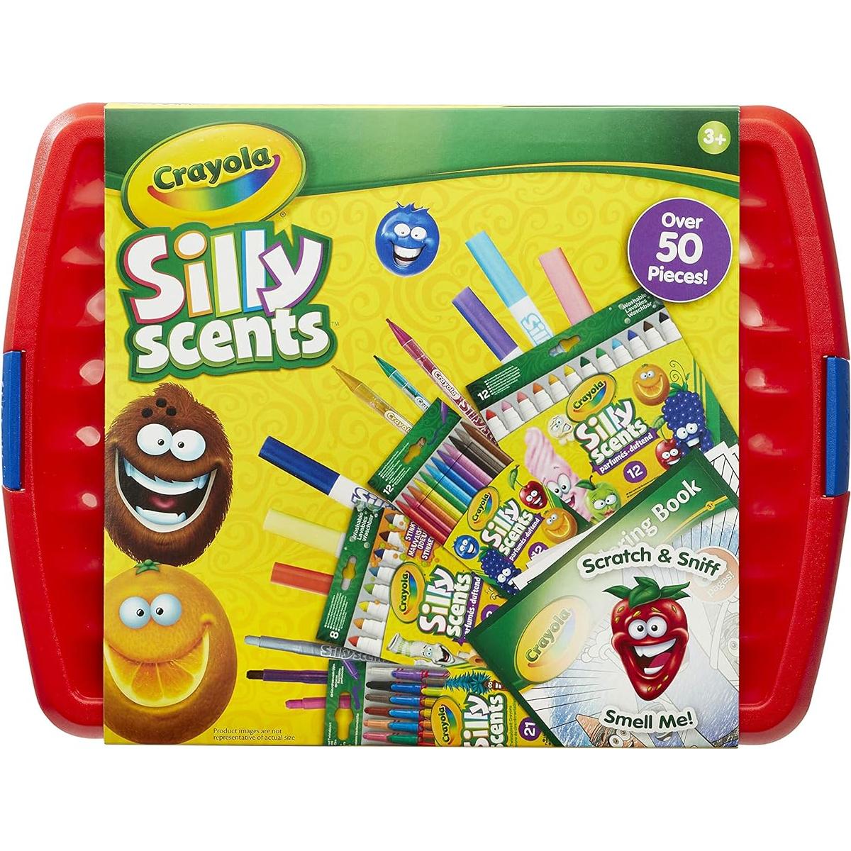 CRAYOLA Tubo de Colores Aromáticos - 50 Crayones y Marcadores