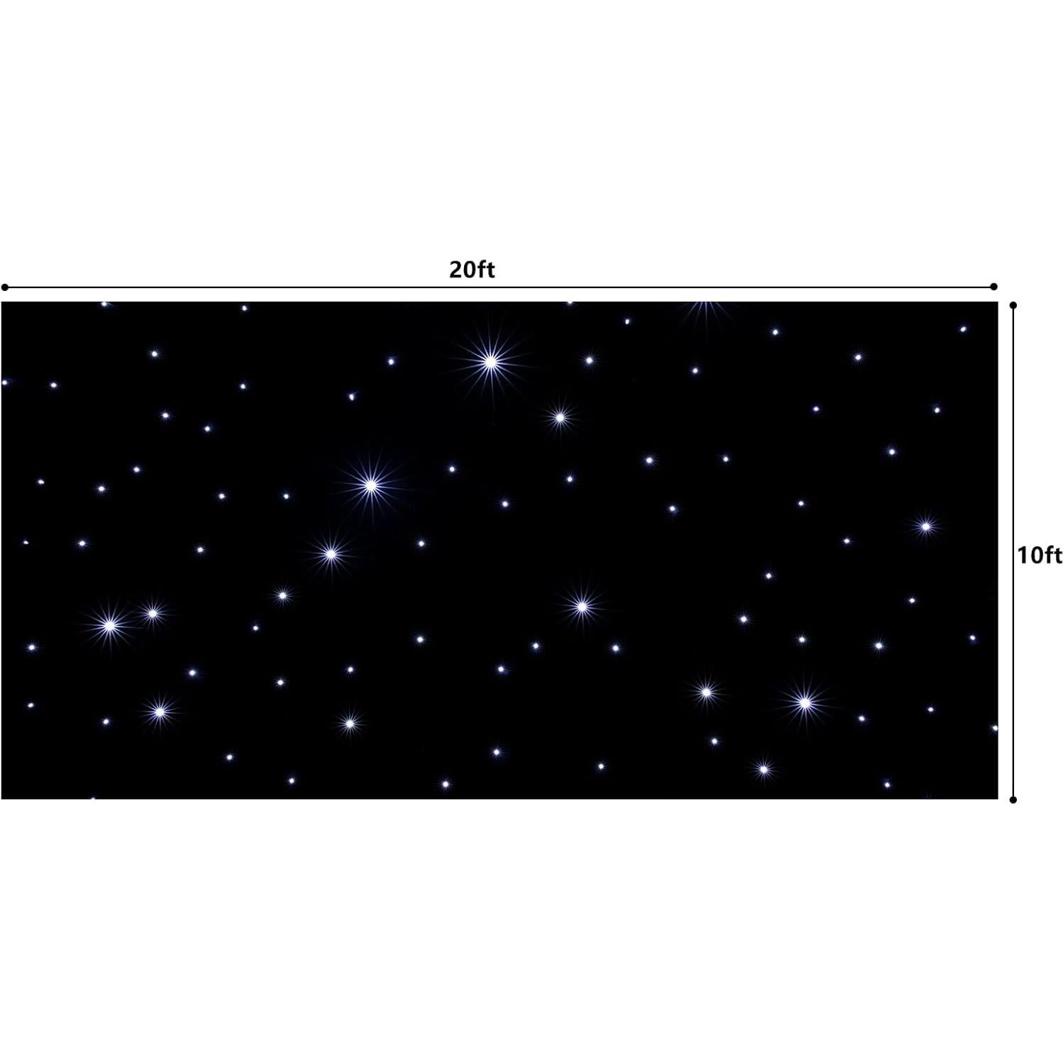 Cortina de Estrellas LED 3m x 6m LianDu Control DMX512