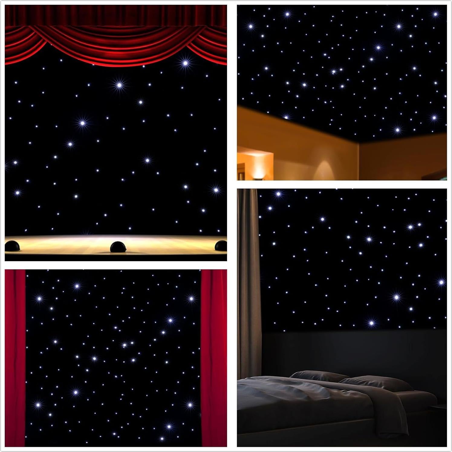 Cortina de Estrellas LED 3m x 6m LianDu Control DMX512