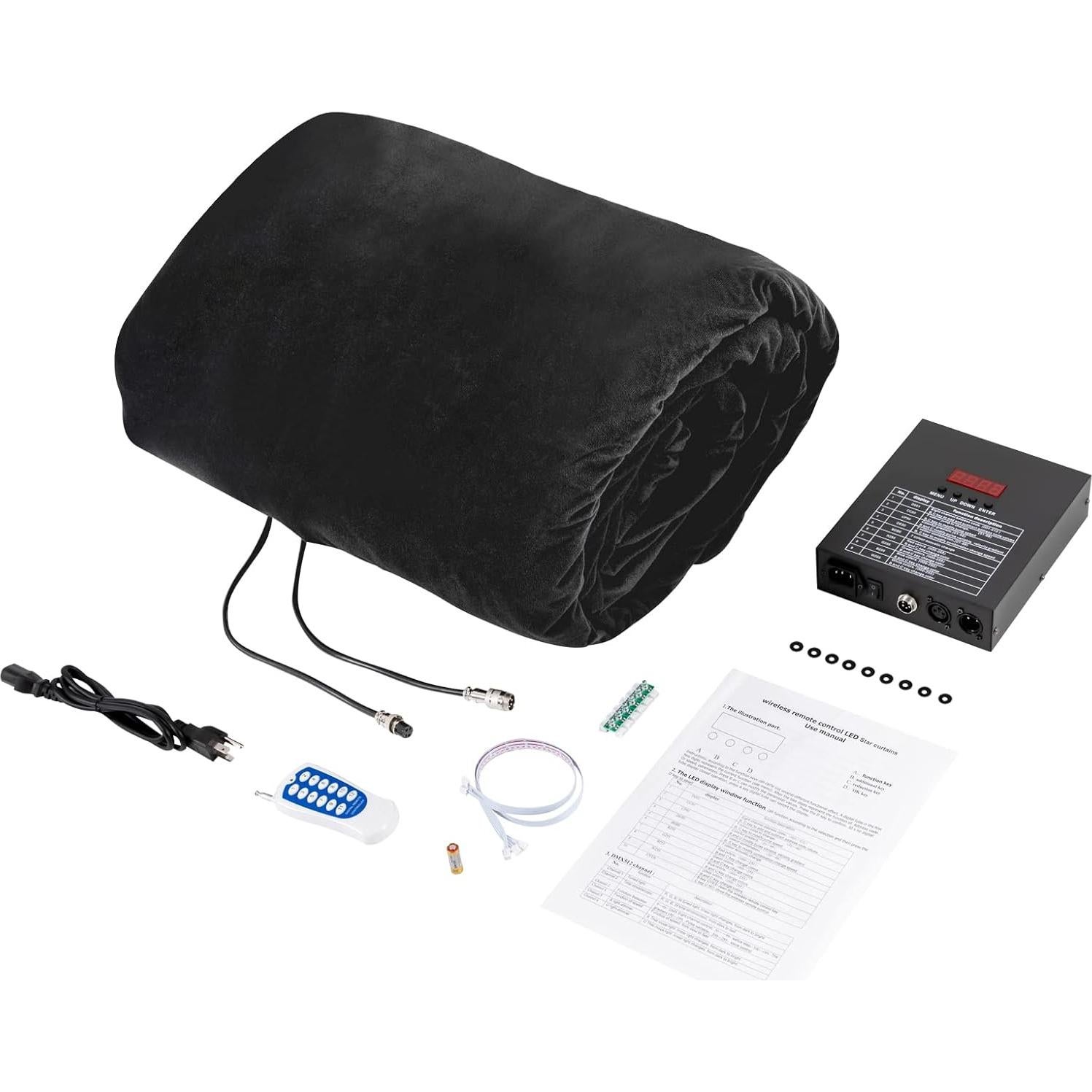 Cortina de Estrellas LED 3m x 6m LianDu Control DMX512