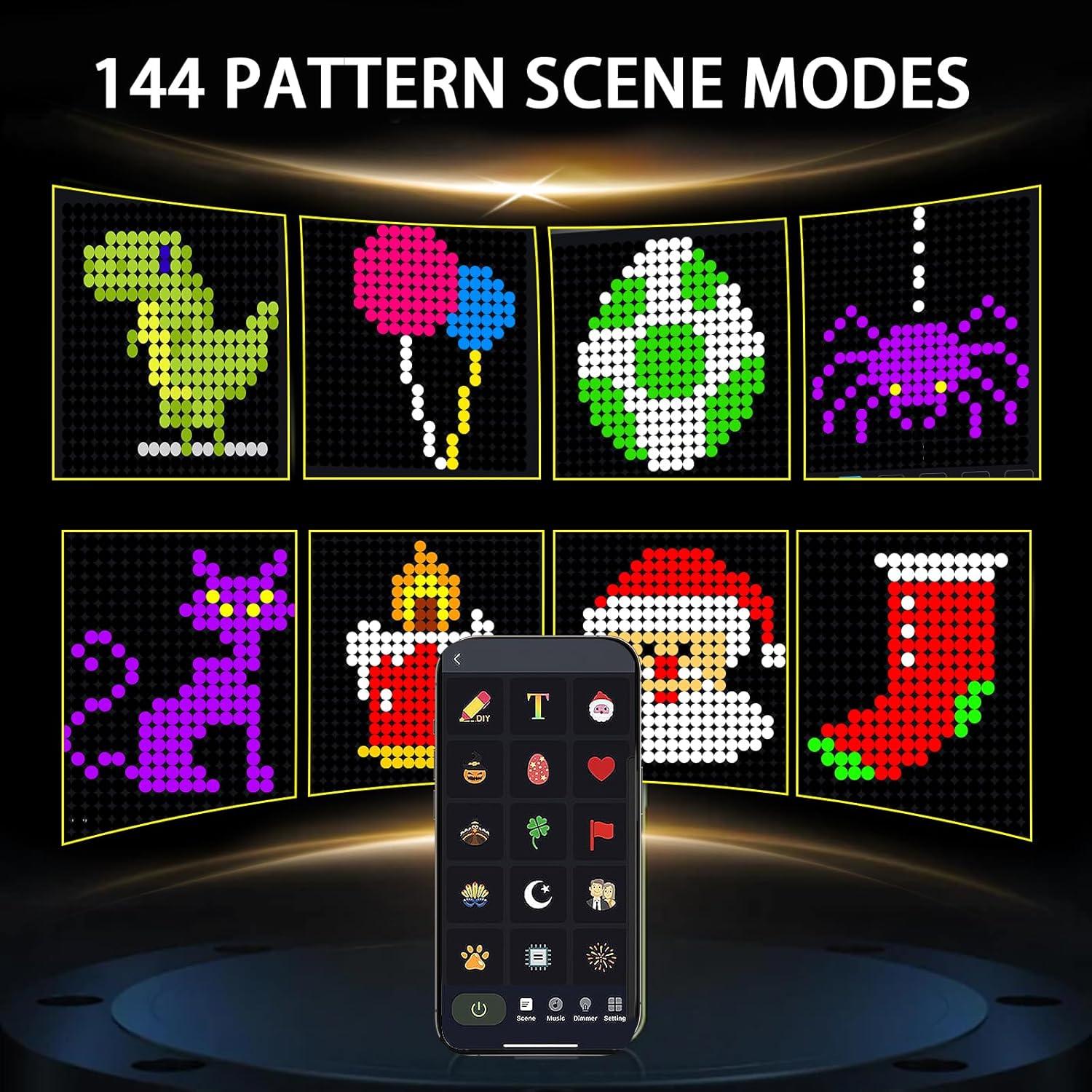 Luces de Cortina Inteligentes Afirst 540 LED RGB Control Remoto