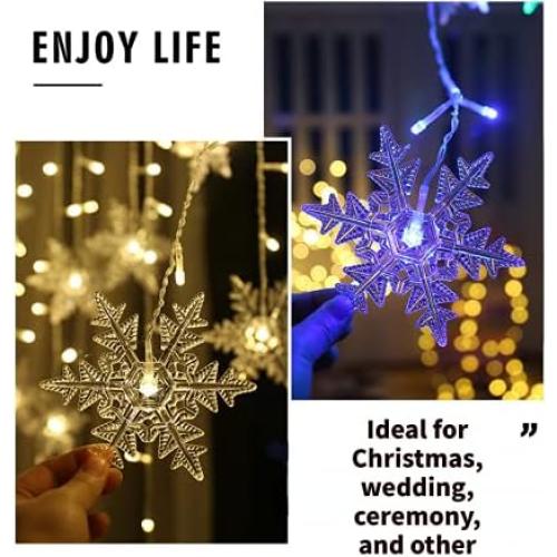 Luces de Cortina LED MBVBN 4m 96 Lámparas Multicolor Impermeables