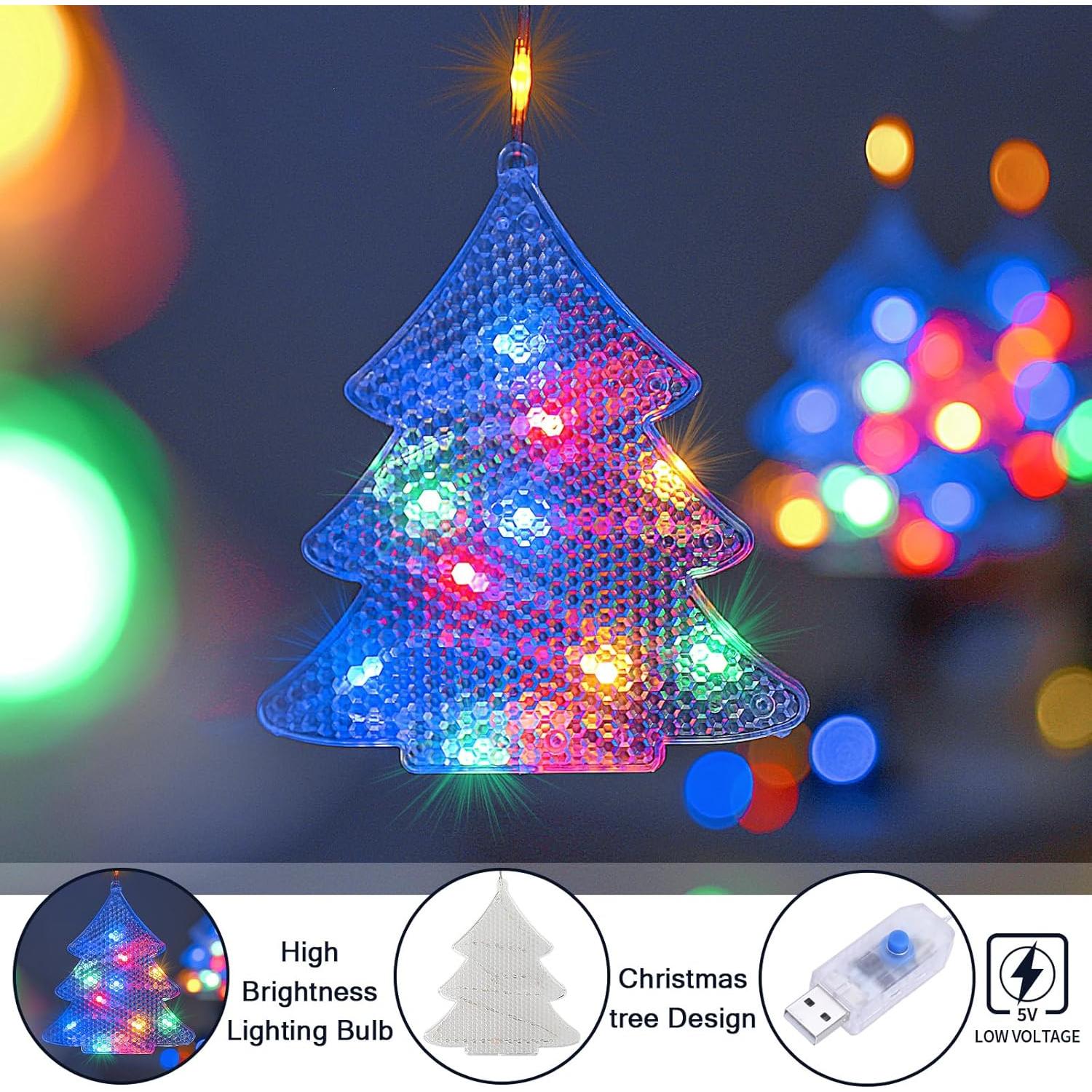 Luces de Ventana de Navidad 2M 160 LED BLOOMWIN RGB USB