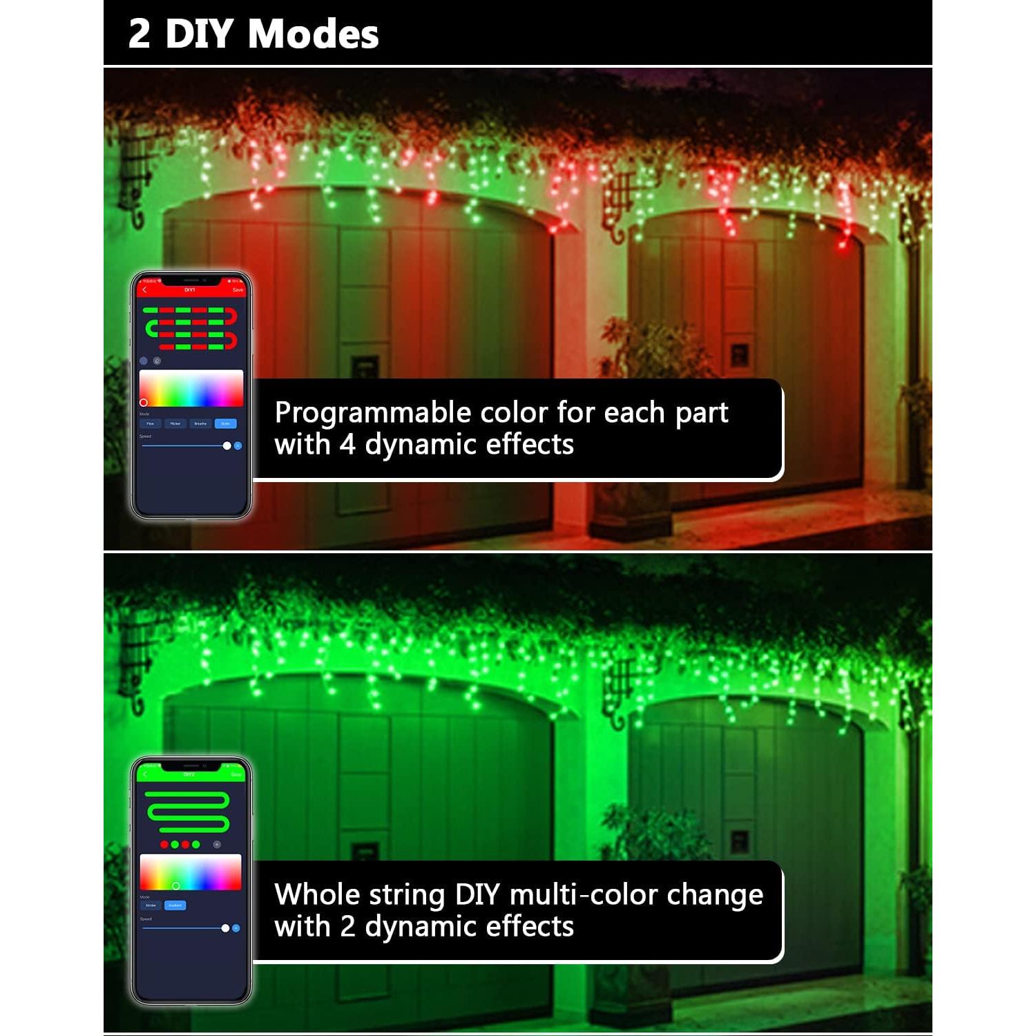 Luces de Hielo LED Inteligentes 10m Avatar Controls Multicolor