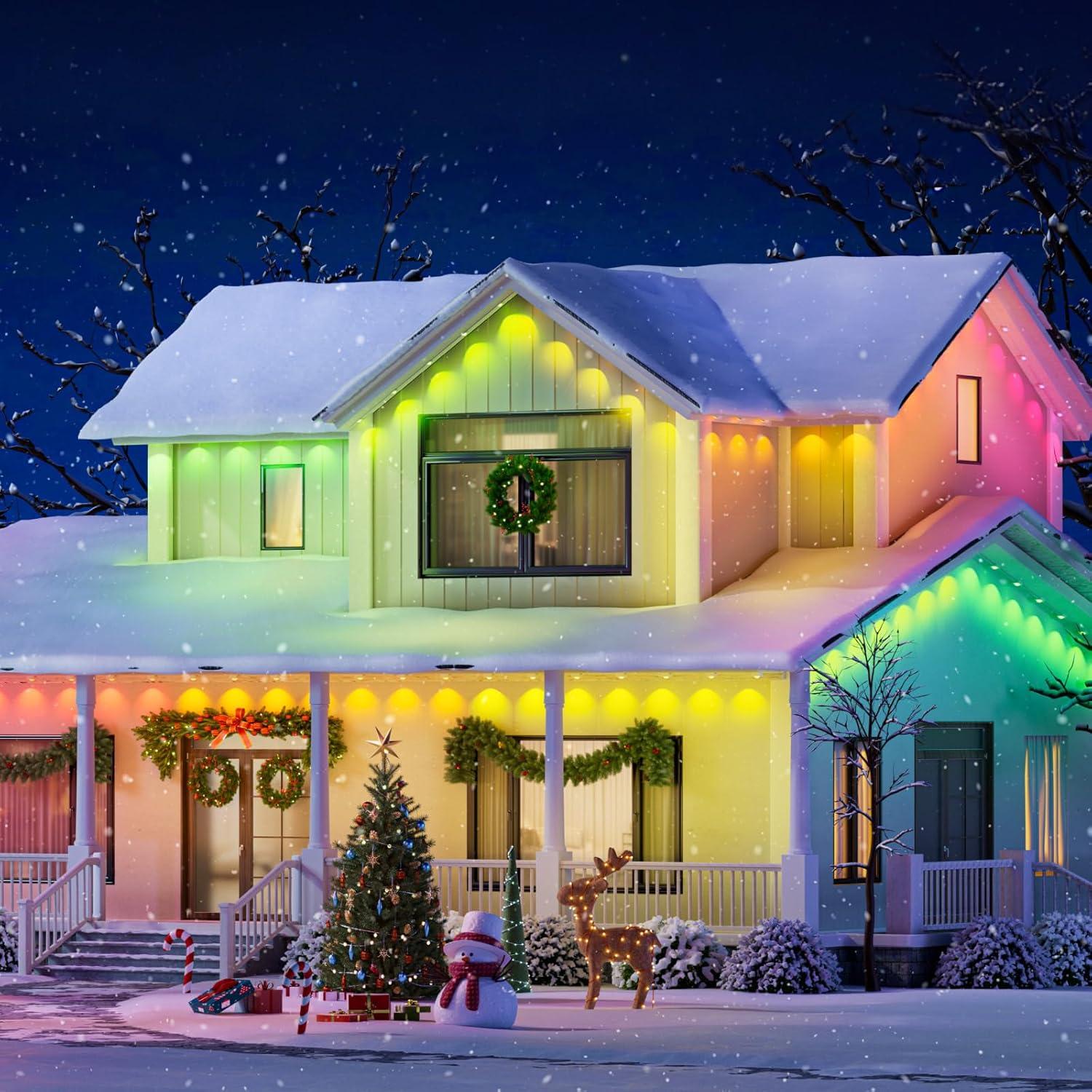 Luz de Cadena Exterior Inteligente Yeelight 150 Pies RGB IP67