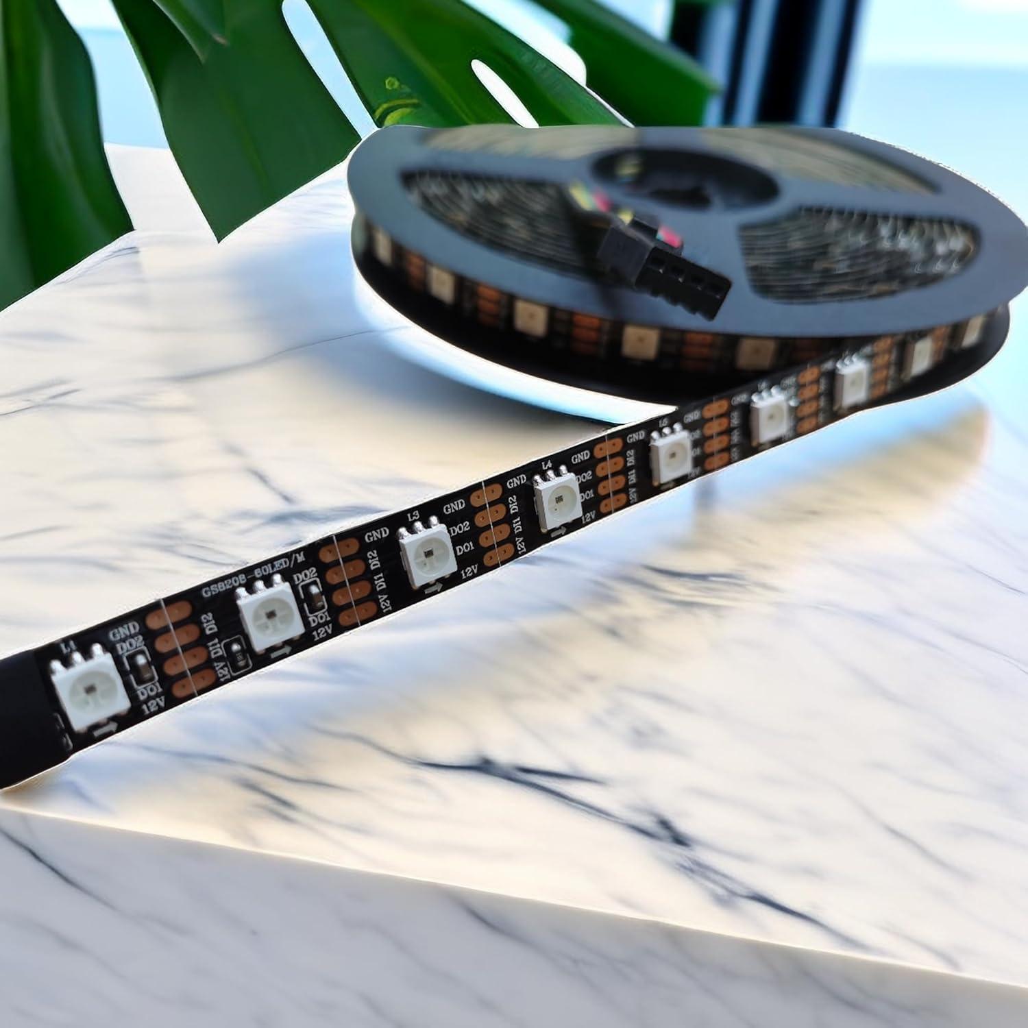 Tira LED inteligente JIAANDA 5m 300 LEDs RGB direccionables