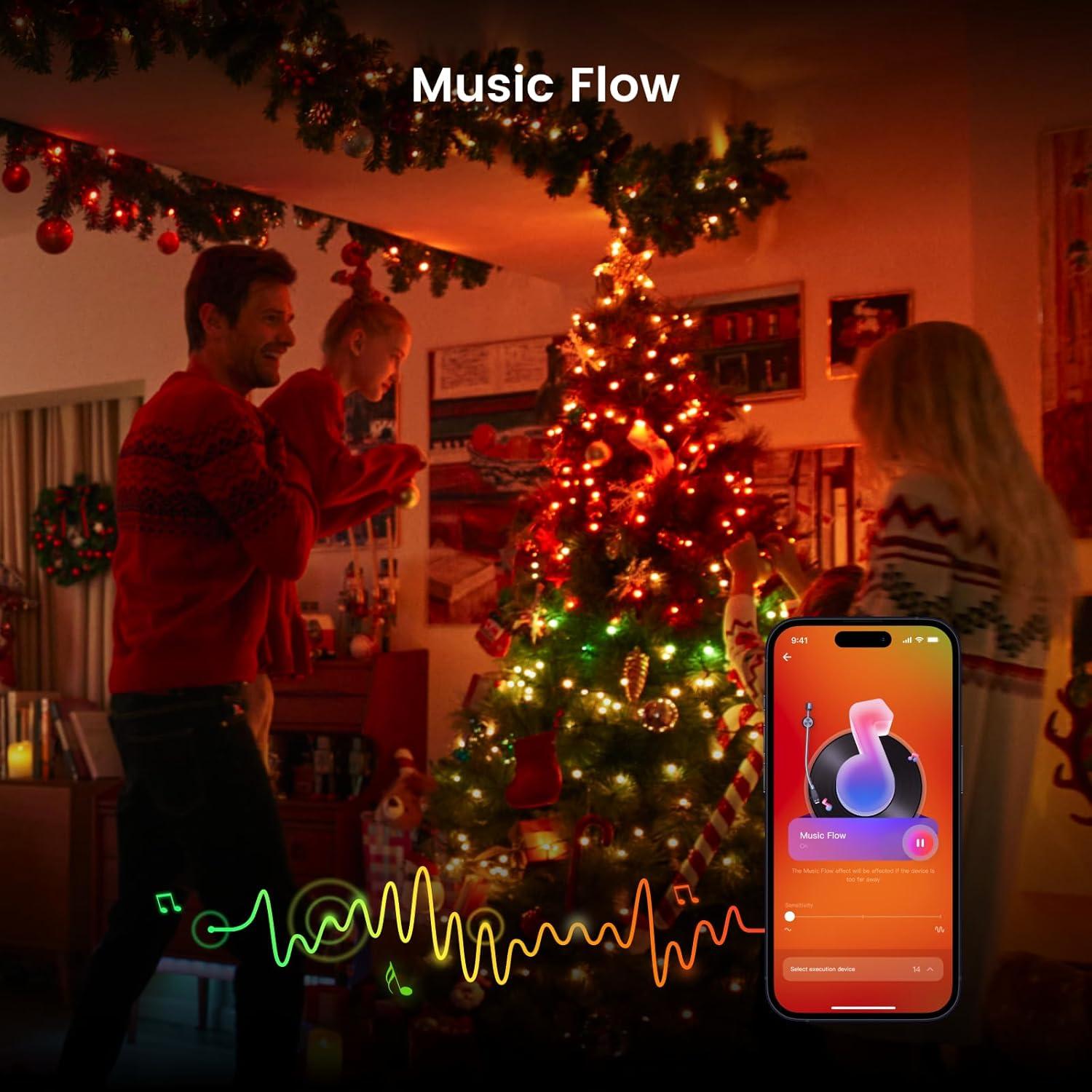 Tira de luces LED RGB Yeelight 20 m, 200 LEDs, control app