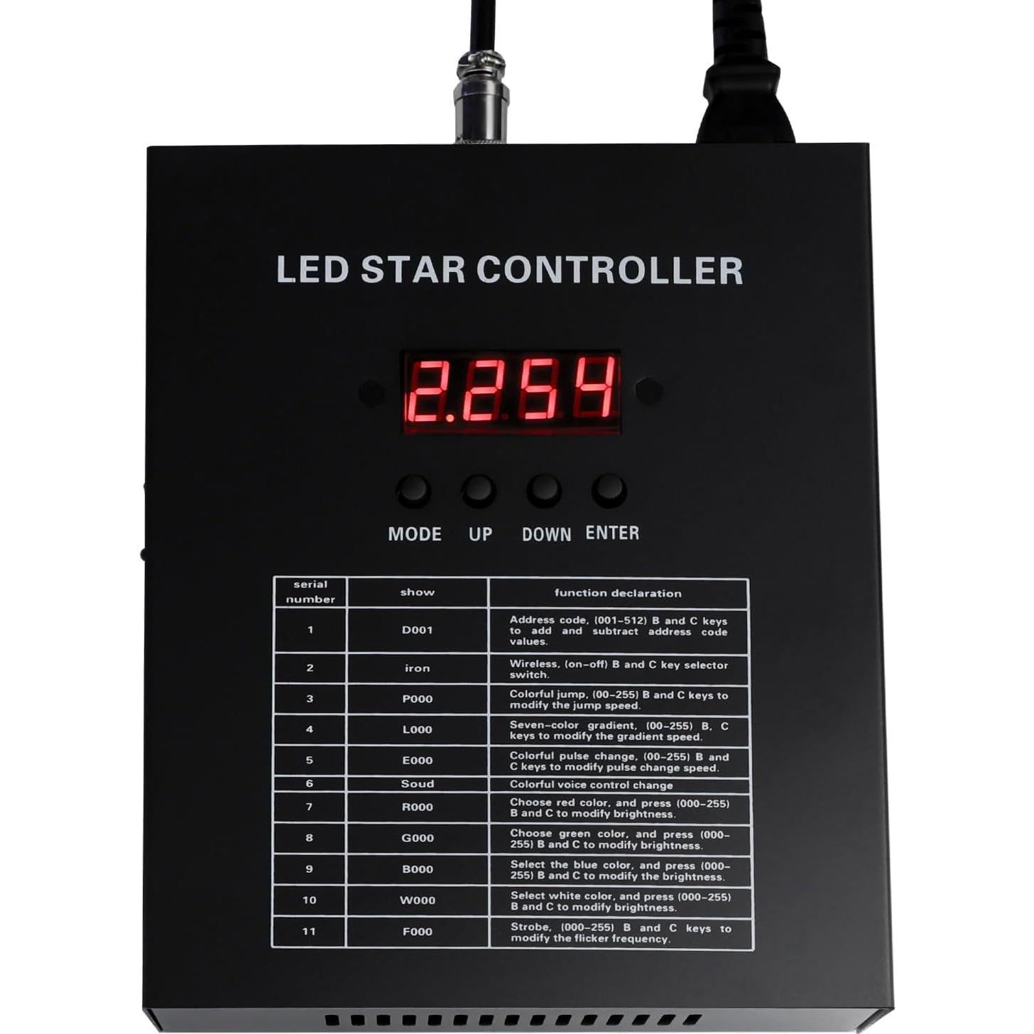 Fondo LED HZOPUTLH 6x3m con Control Remoto y 60 Programas