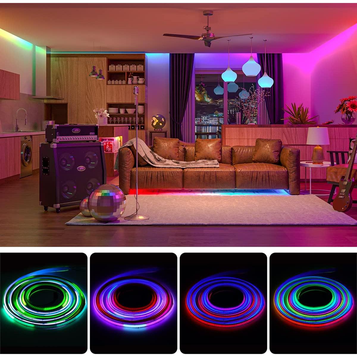 Tira LED RGB direccionable BTF-LIGHTING FCOB 5m 720LED/m