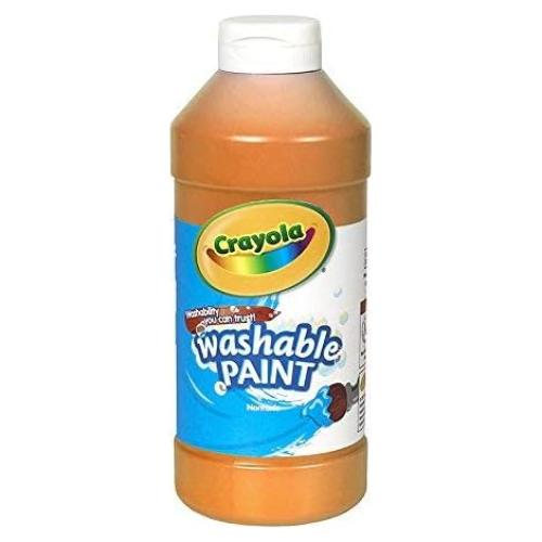 Pintura Lavable Crayola Naranja 473ml Set de 6