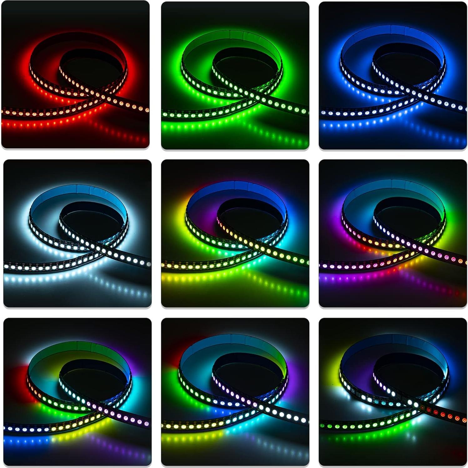 Tira LED RGB direccionable SEZO WS2815 1.0m 144 LEDs IP30